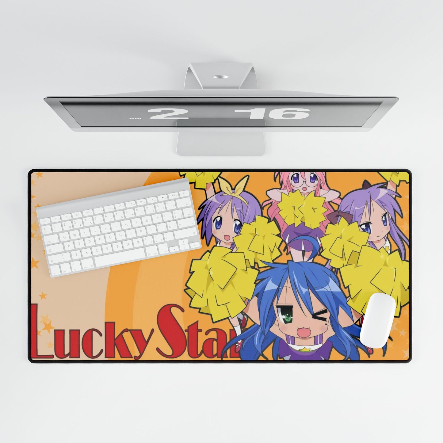 Lucky Star Konata Izumi, Kagami Hiiragi, Tsukasa Hiiragi, Miyuki Takara Mouse Pad