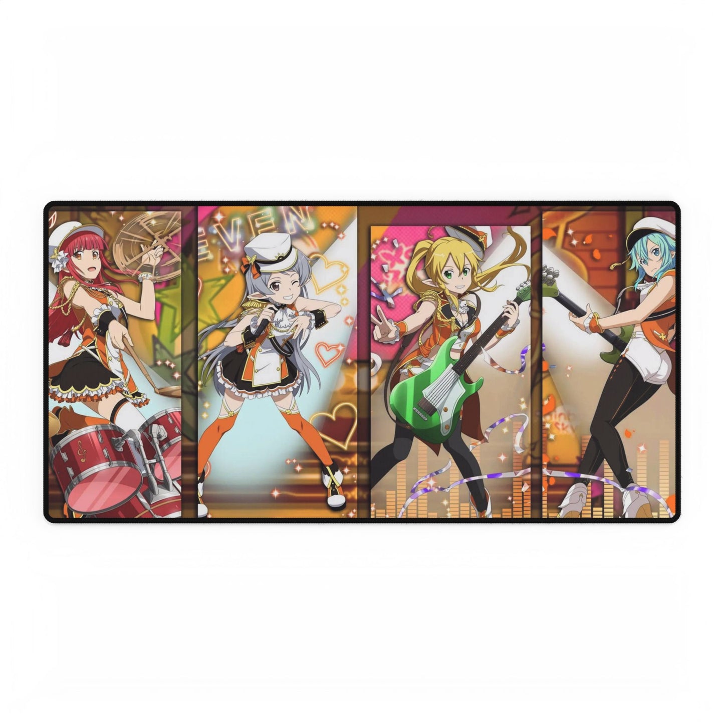 Memory Defrag Rainbow Sky Banner Mouse Pad