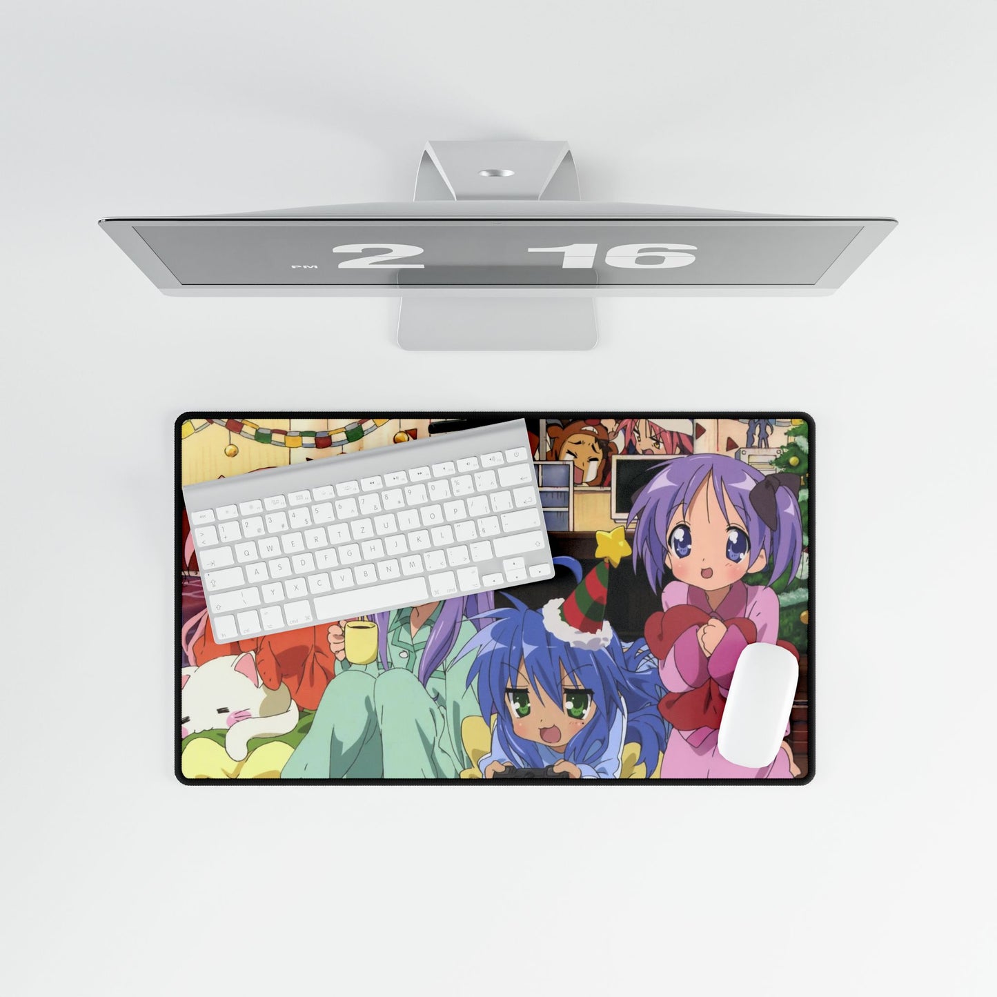 Lucky Star Konata Izumi, Kagami Hiiragi, Tsukasa Hiiragi, Miyuki Takara, Akira Kogami Mouse Pad