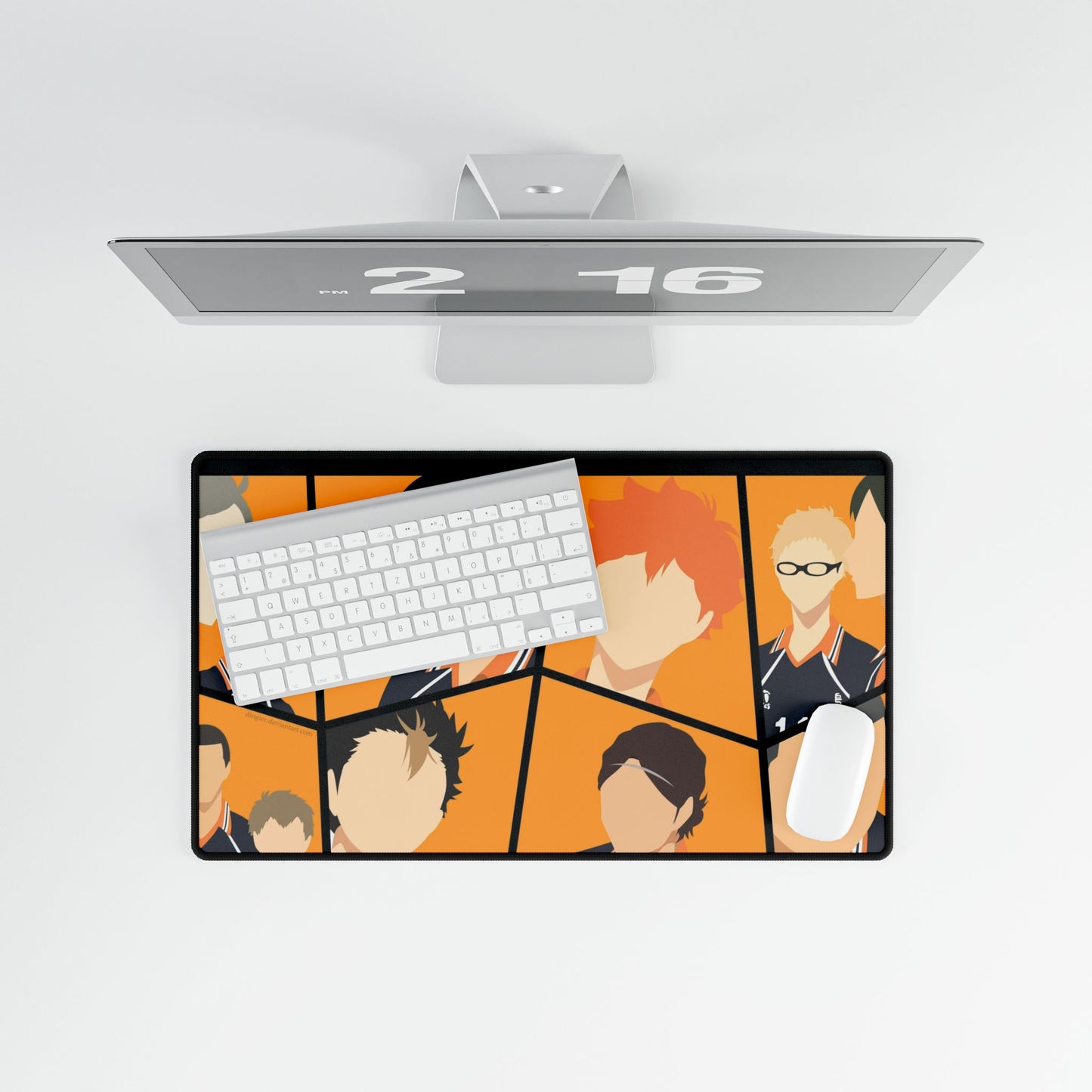Daichi Sawamura Kei Tsukishima Shōyō Hinata Tadashi Yamaguchi and Yū Nishinoya Mouse Pad
