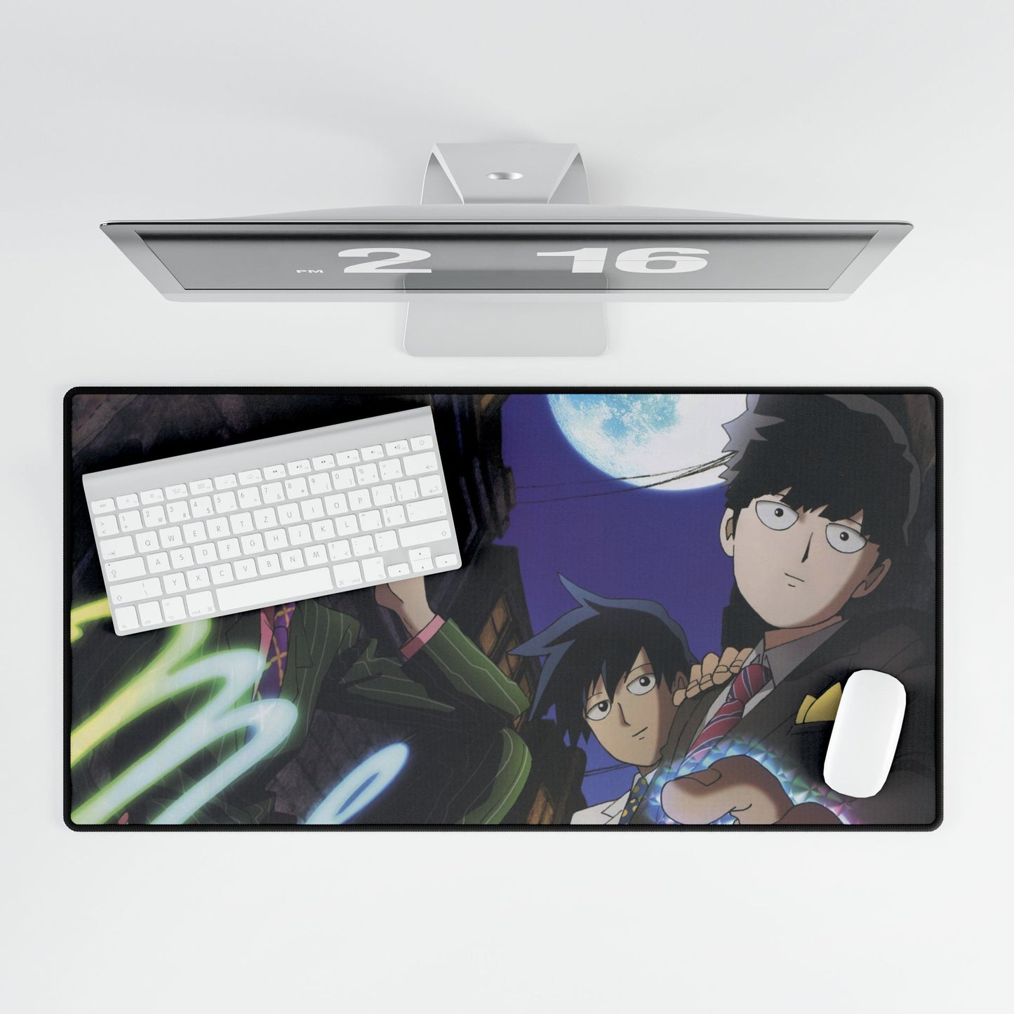 Mob Psycho 100 Arataka Reigen, Shigeo Kageyama, Ritsu Kageyama Mouse Pad
