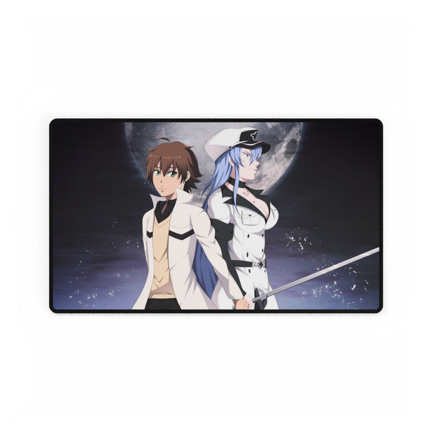Tatsumi and esdeath Mouse Pad