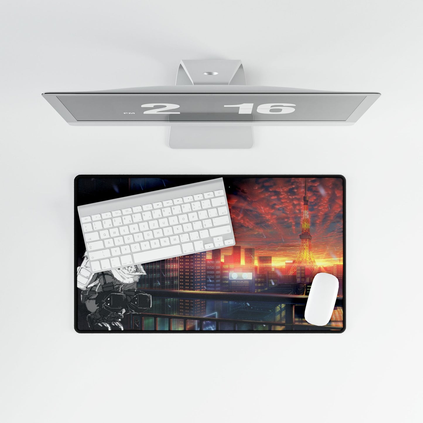Dark Deku Cityscape 4K Mouse Pad