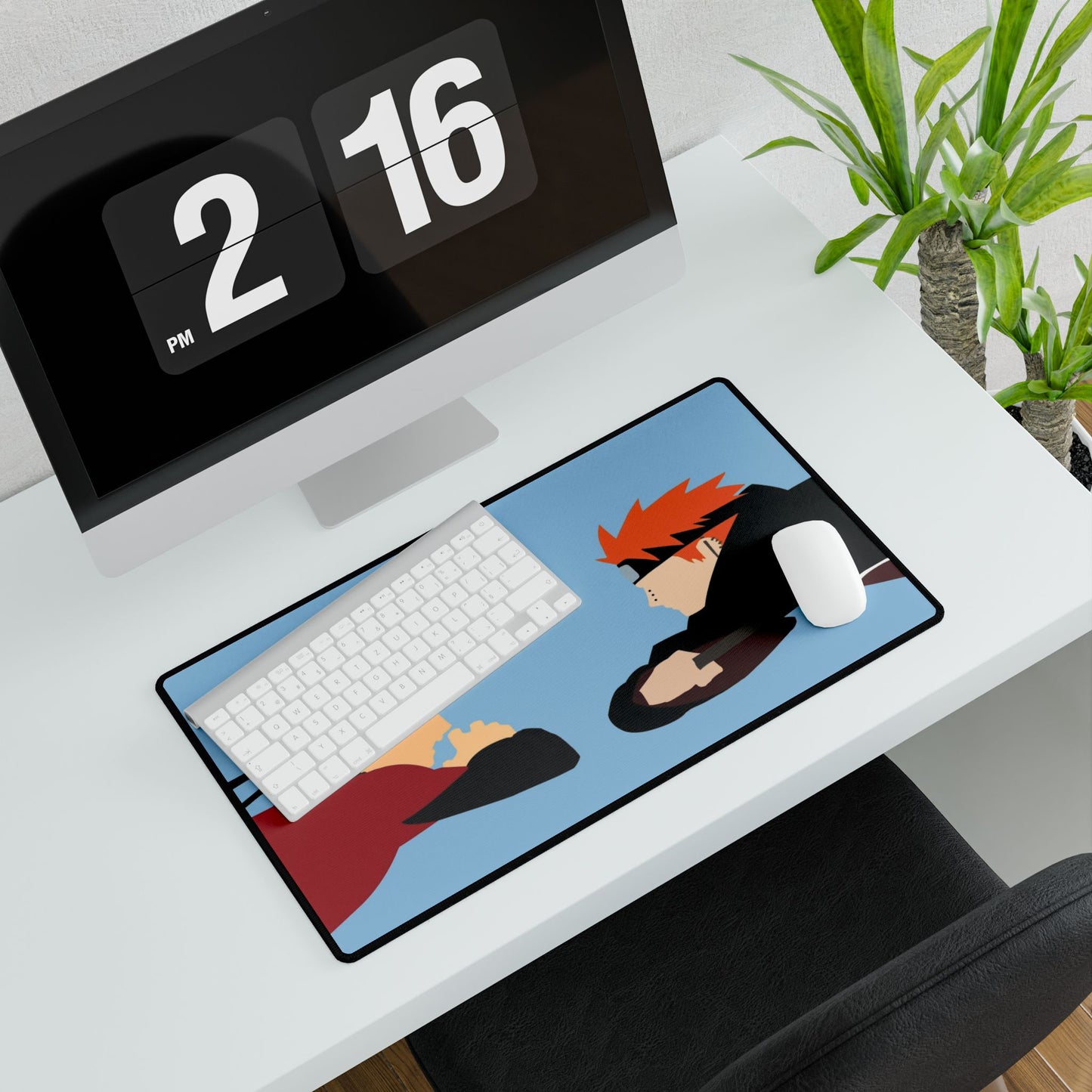 Naruto vs Pain Minimalist Mouse Pad