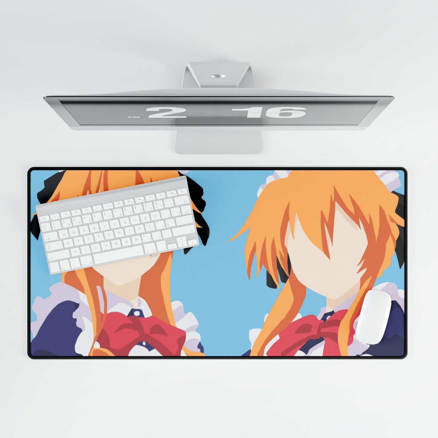 kaguya yamai y yuzuru yamai date a live minimalist Mouse Pad