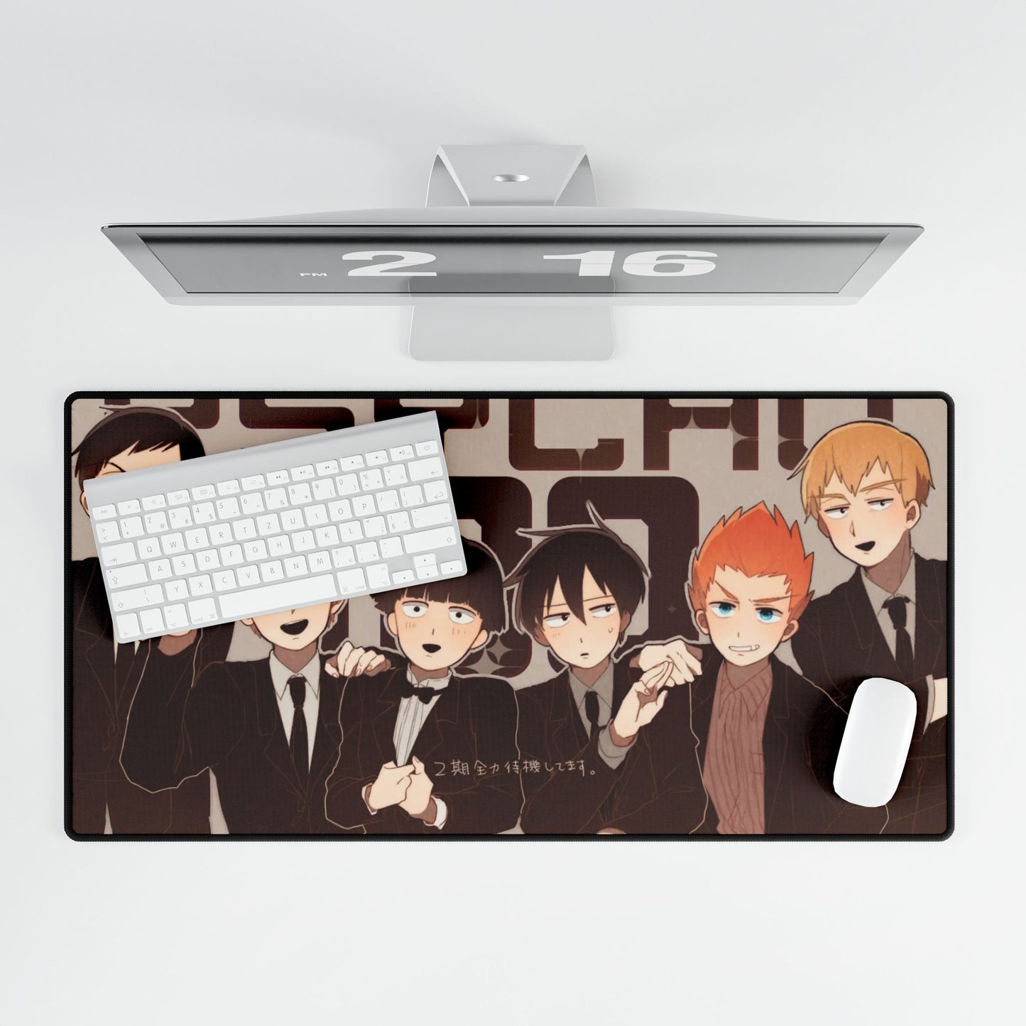 Mob Psycho 100 Arataka Reigen, Ekubo, Ritsu Kageyama, Teruki Hanazawa Mouse Pad