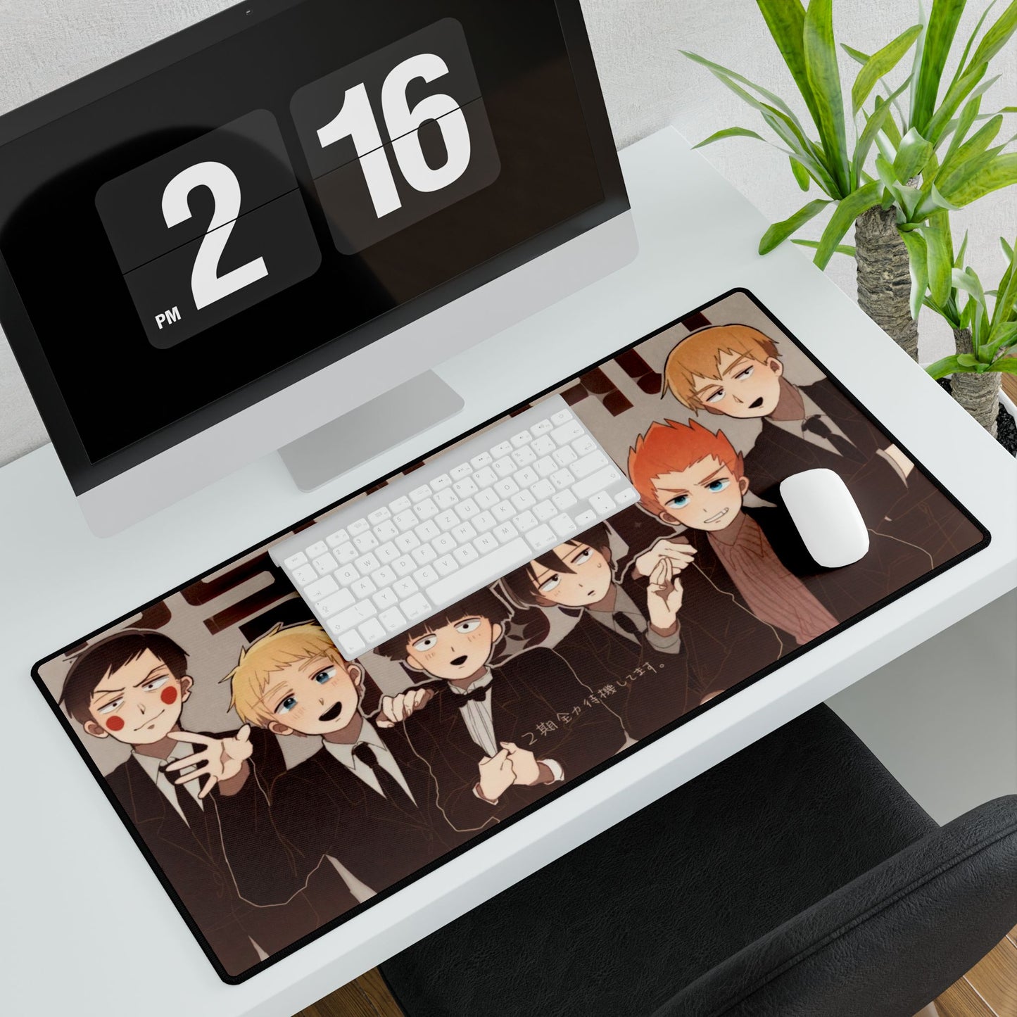 Mob Psycho 100 Arataka Reigen, Ekubo, Ritsu Kageyama, Teruki Hanazawa Mouse Pad