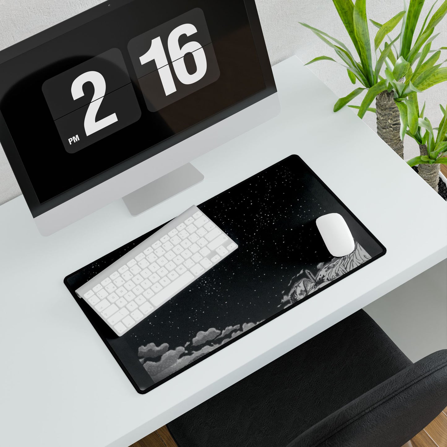 At the sky Mouse Pad