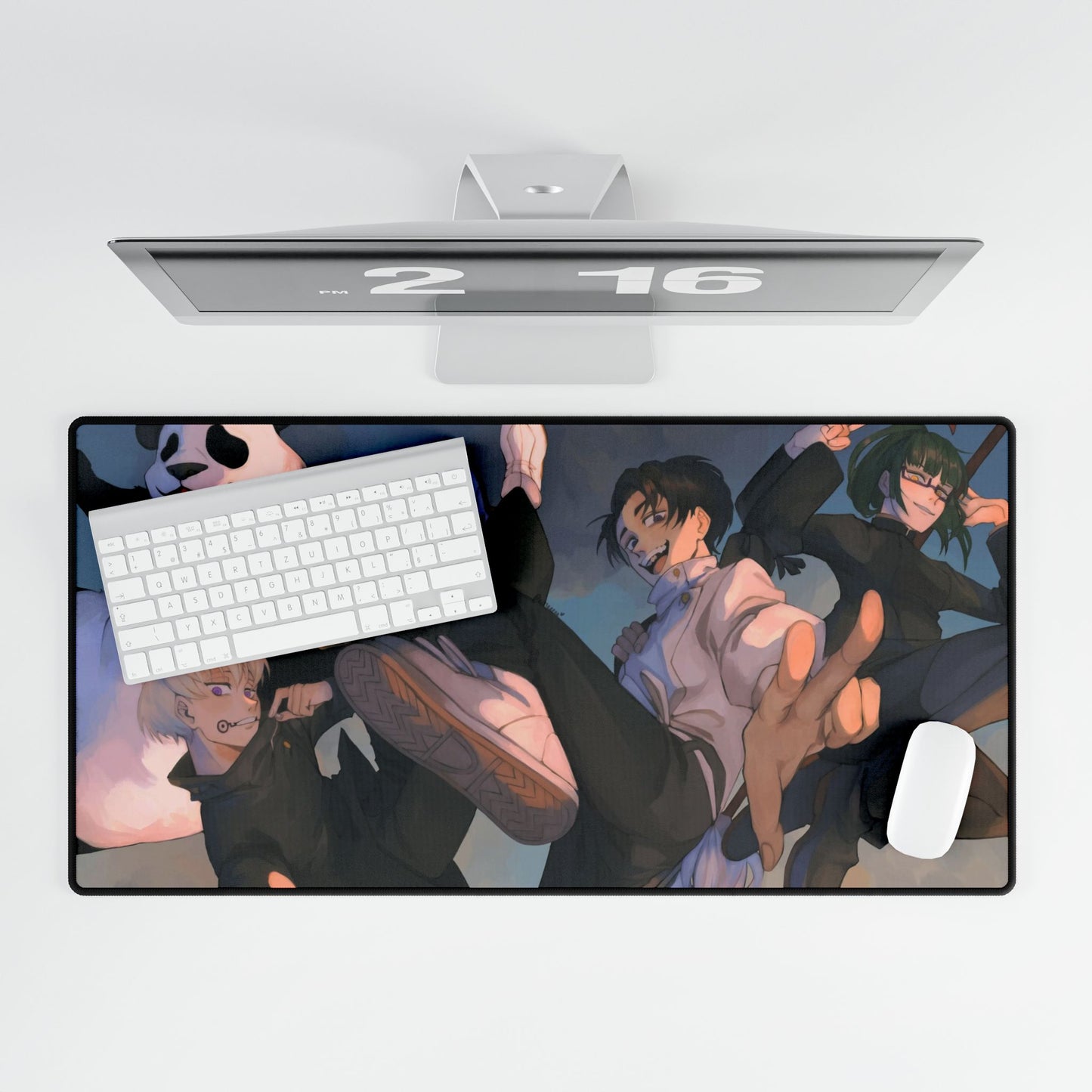Yuta Okkotsu, Maki Zenin, Panda and Toge Inumaki Mouse Pad