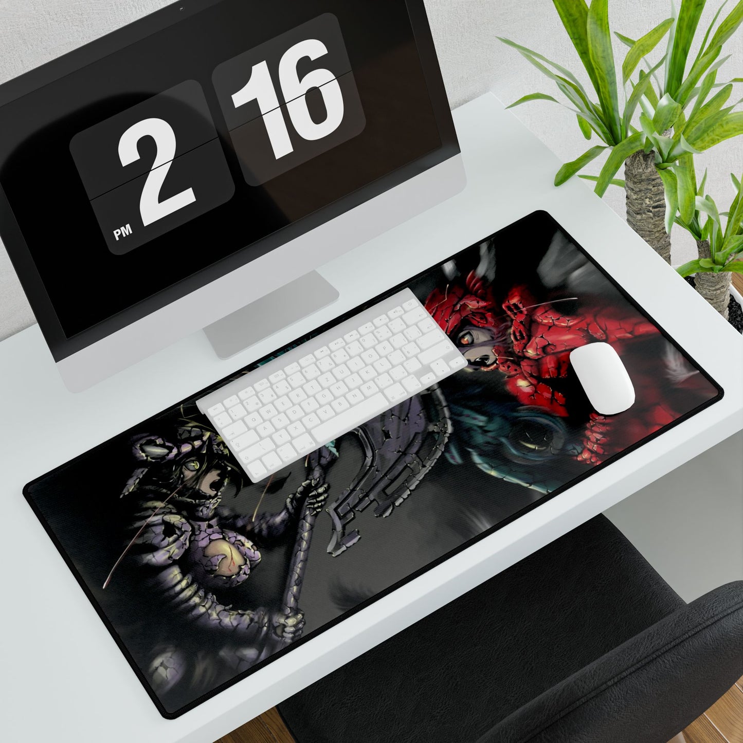Albedo Vs Shaltear Mouse Pad