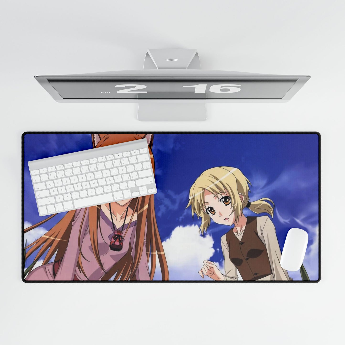 Anime Spice and Wolf Mouse Pad