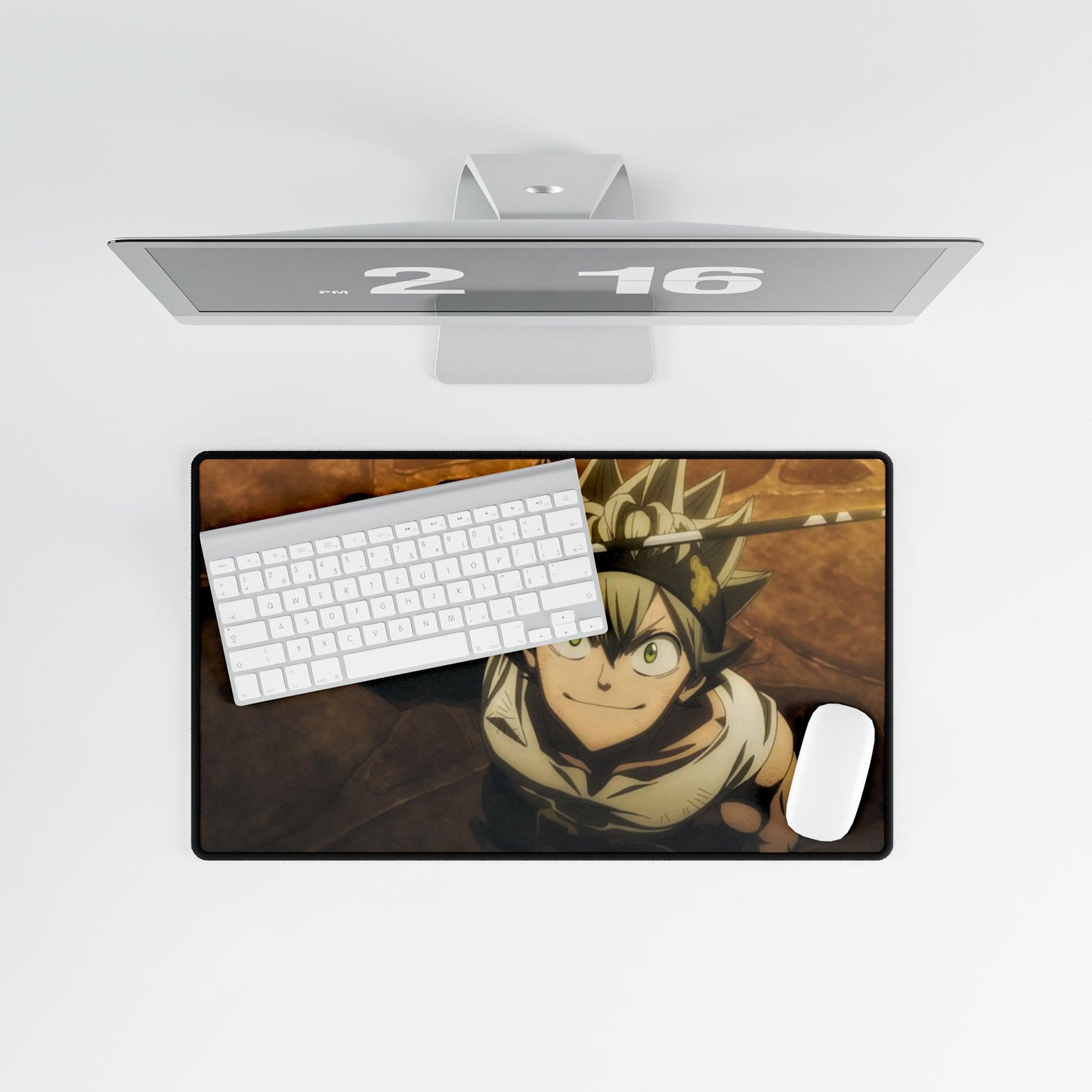 Asta holding Yami's Sword Mouse Pad
