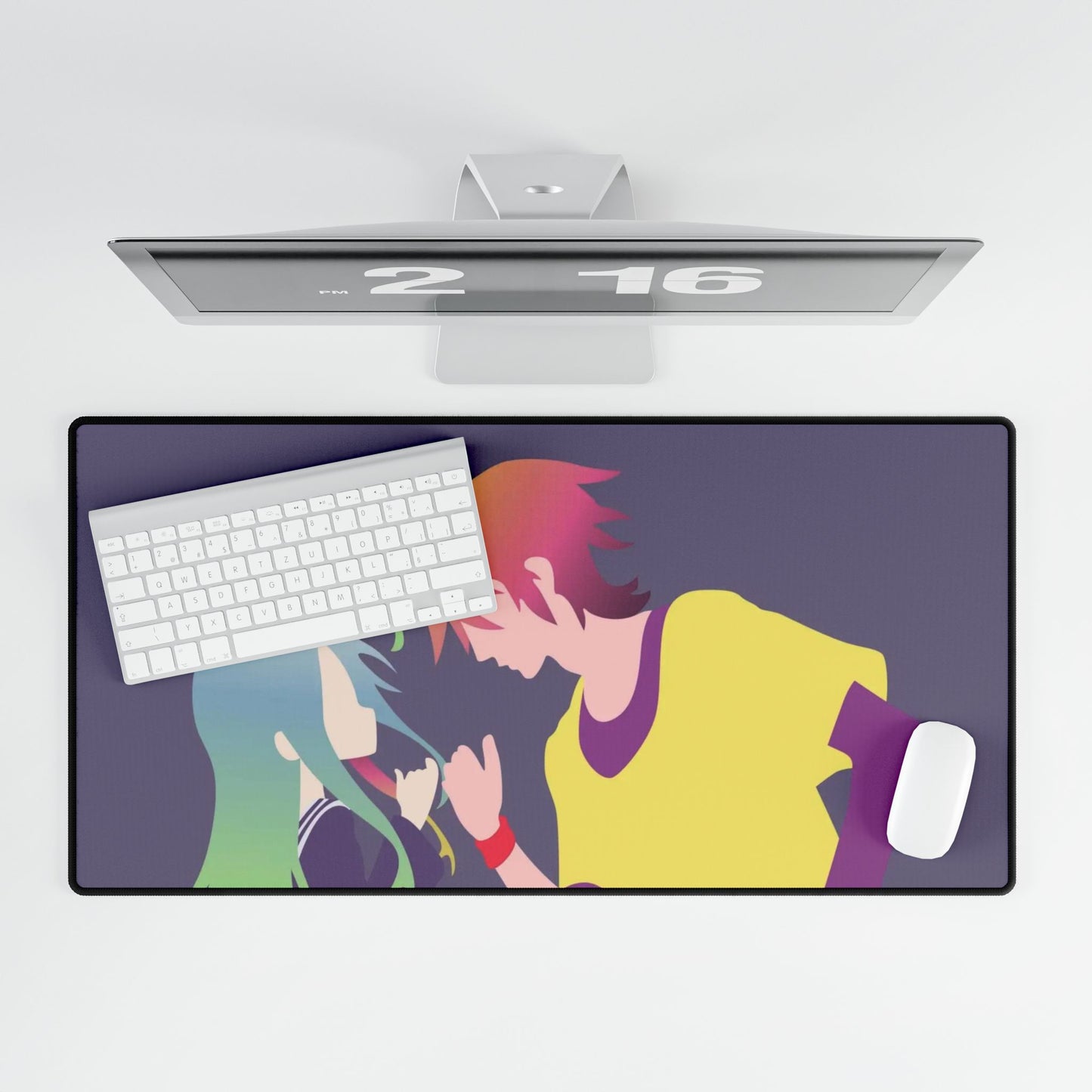 Sora and Shiro Mouse Pad