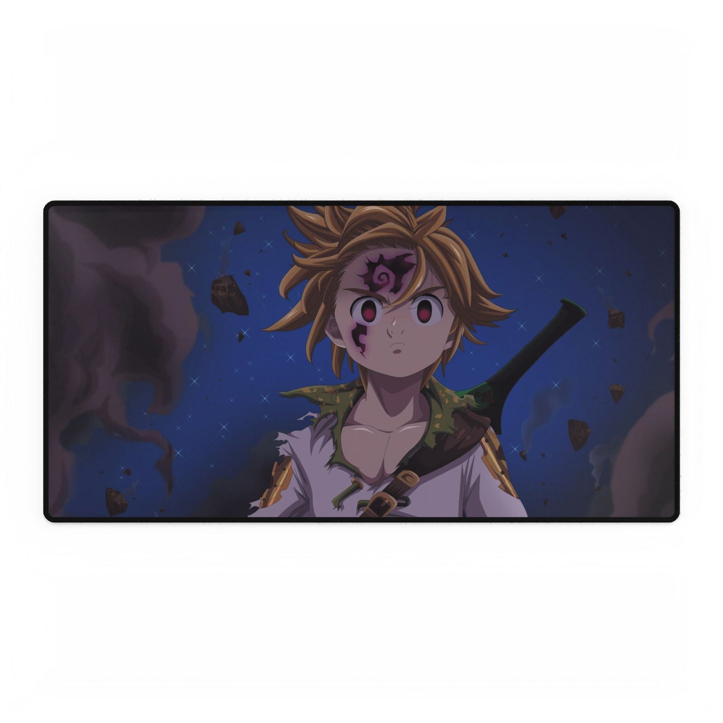 Meliodas Awake His Demon Blood Evil Power - Leader Of 10 Commandements - Mouse Pad