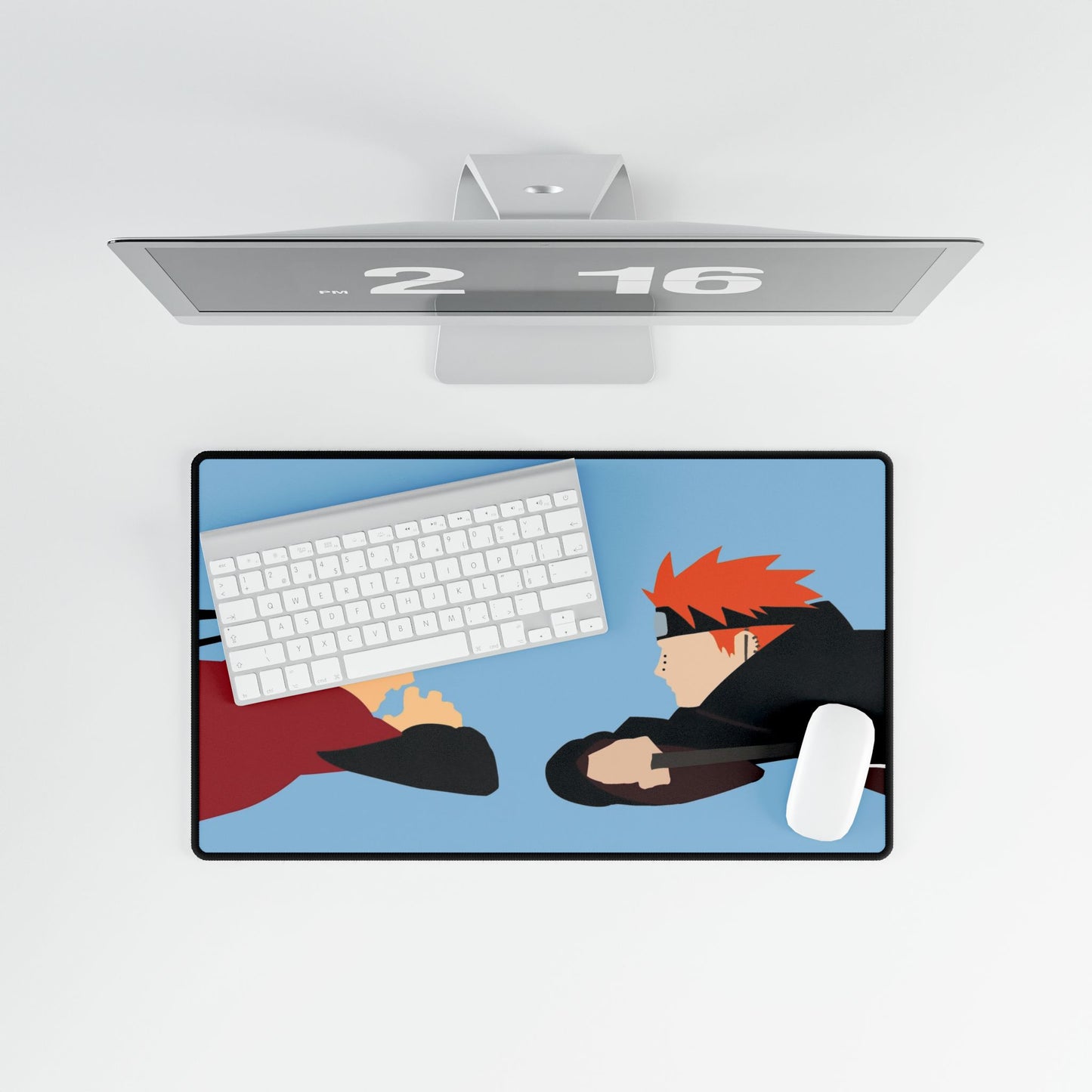 Naruto vs Pain Minimalist Mouse Pad