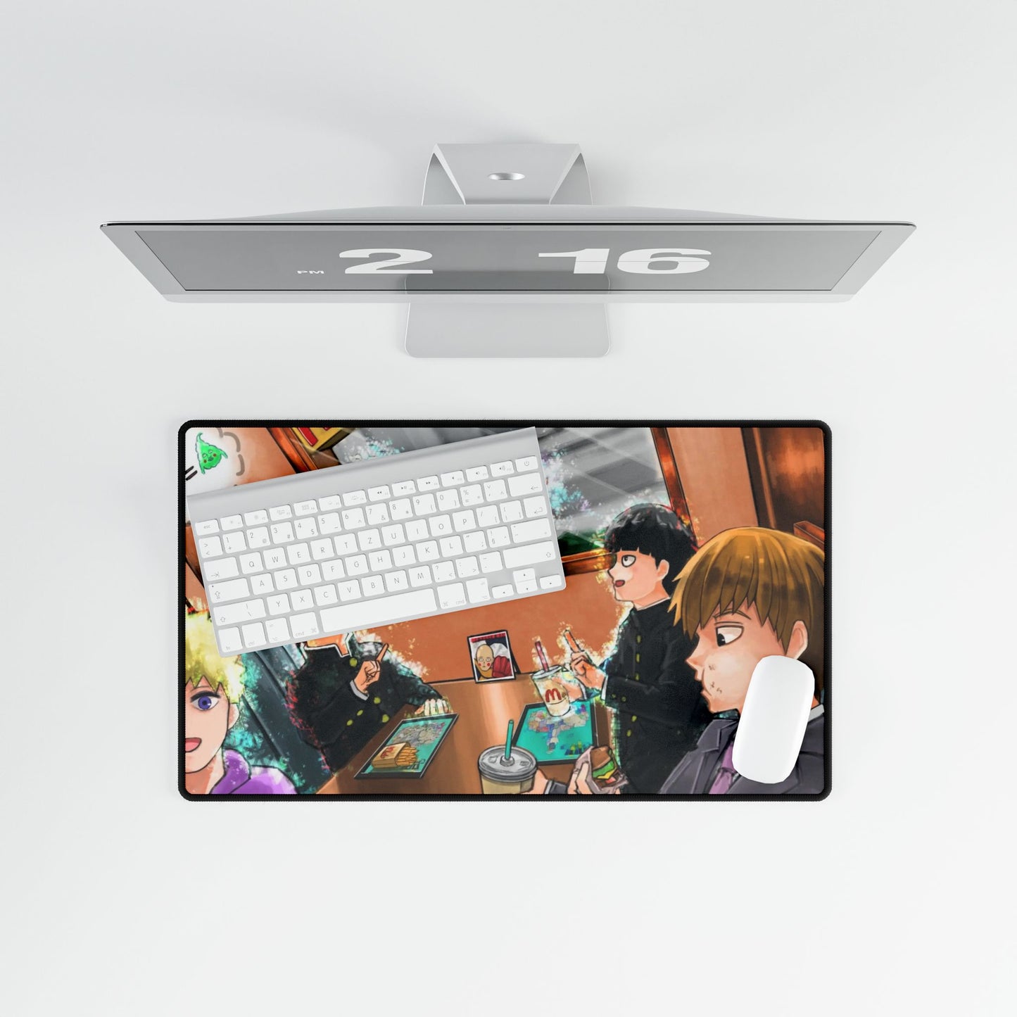 Mob Psycho 100 Arataka Reigen, Shigeo Kageyama, Ekubo, Ritsu Kageyama, Teruki Hanazawa Mouse Pad