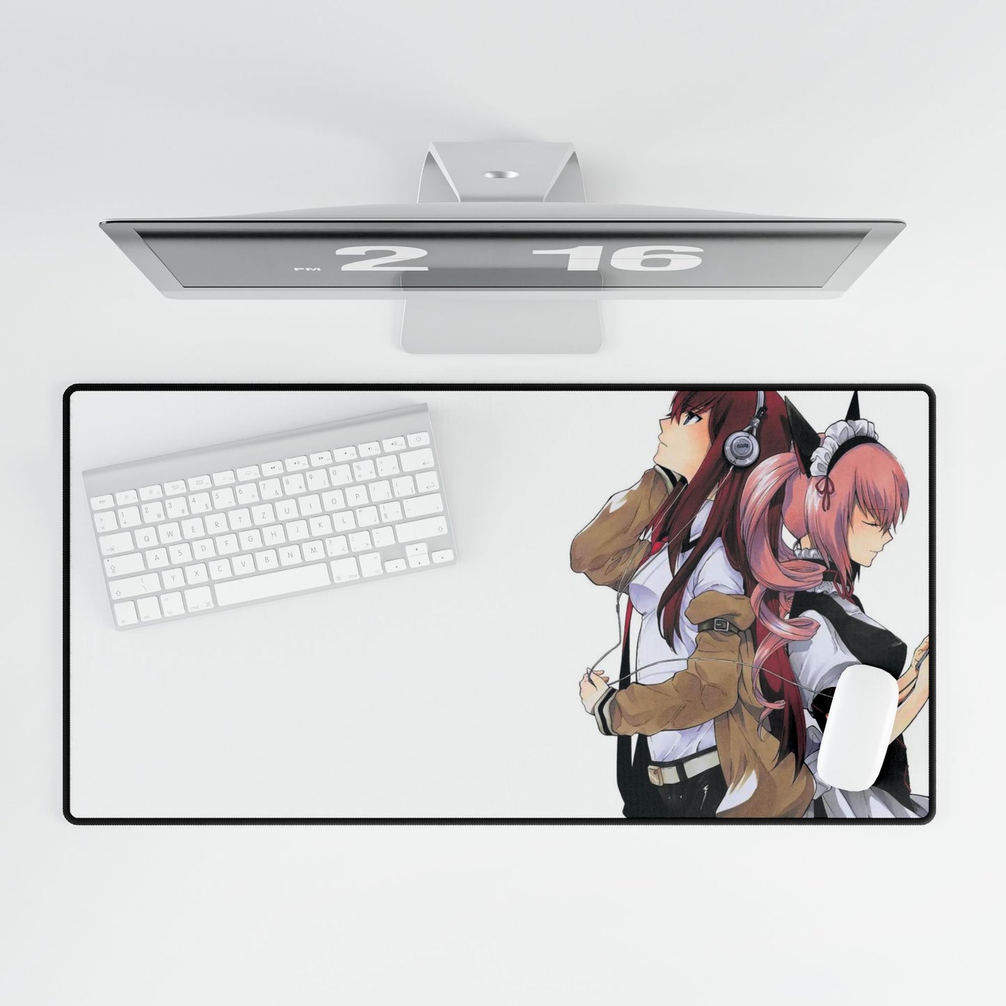 Makise and Faris Mouse Pad