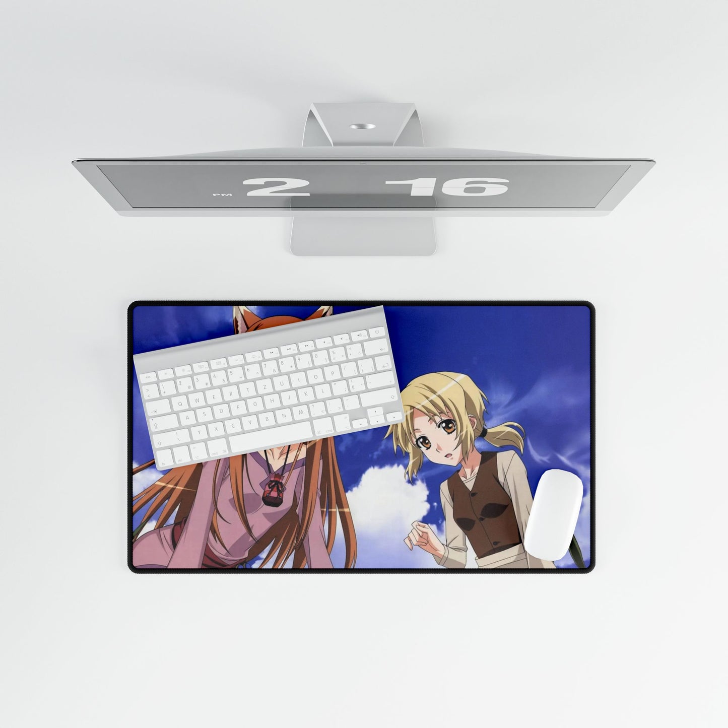 Anime Spice and Wolf Mouse Pad