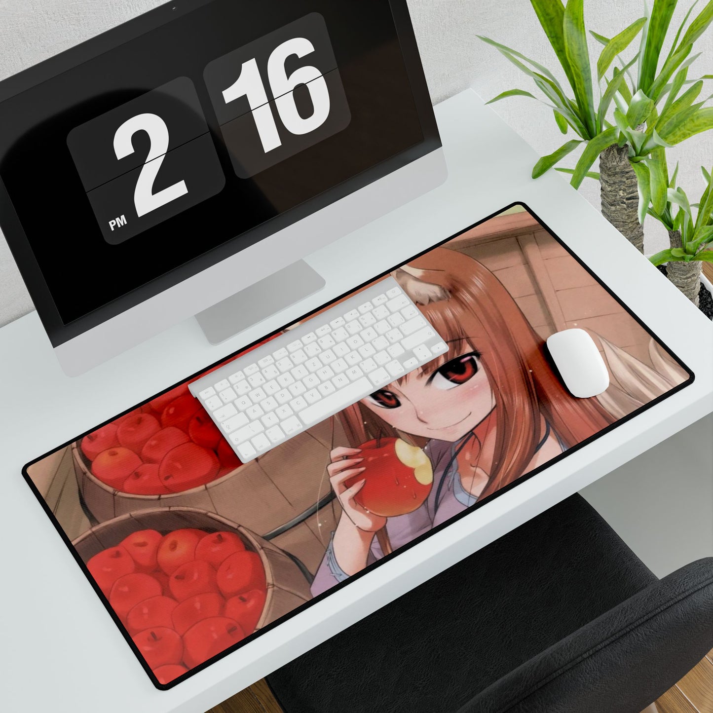 Anime Spice and Wolf Mouse Pad