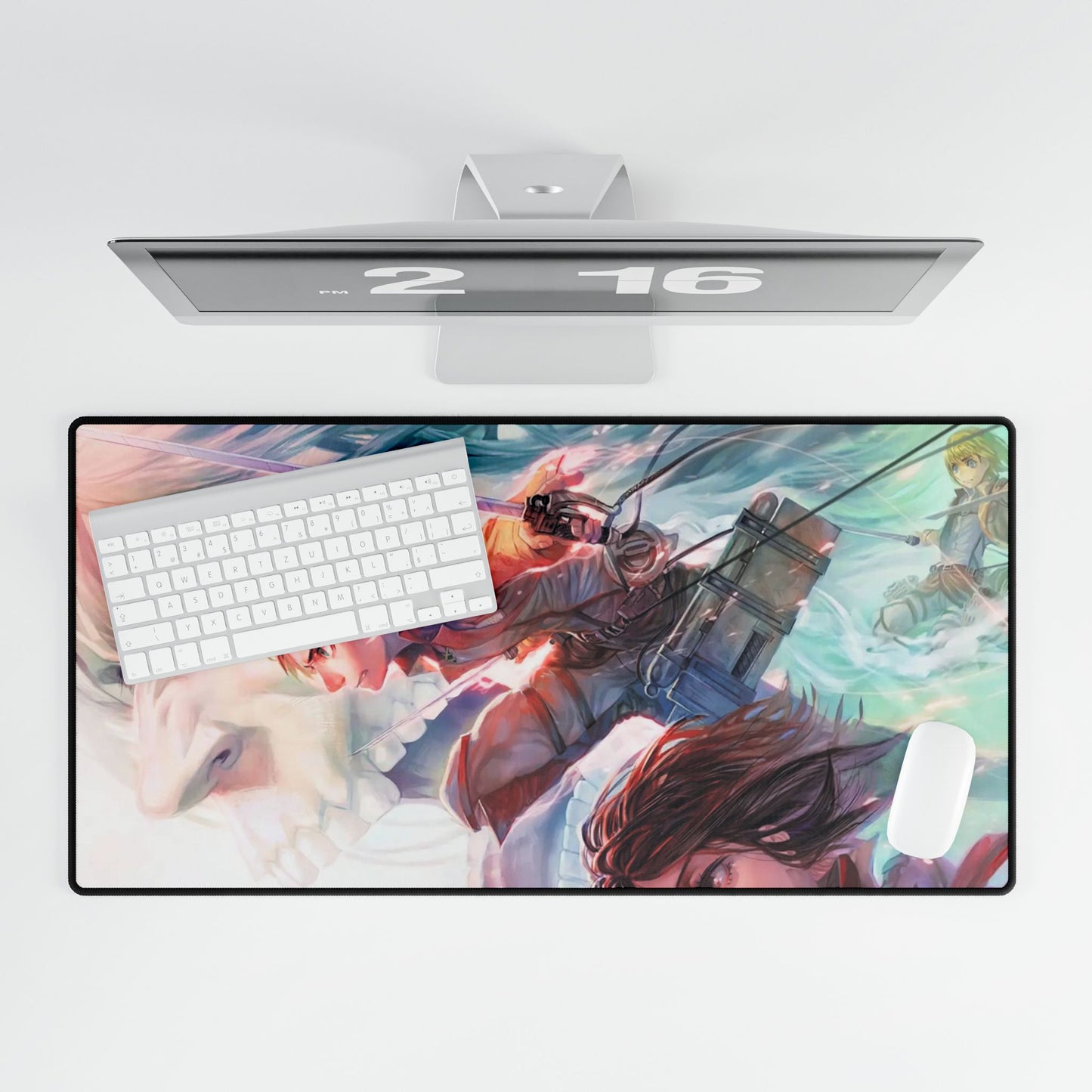 Eren Yeager,Mikasa Ackerman and Armin Arlert Mouse Pad