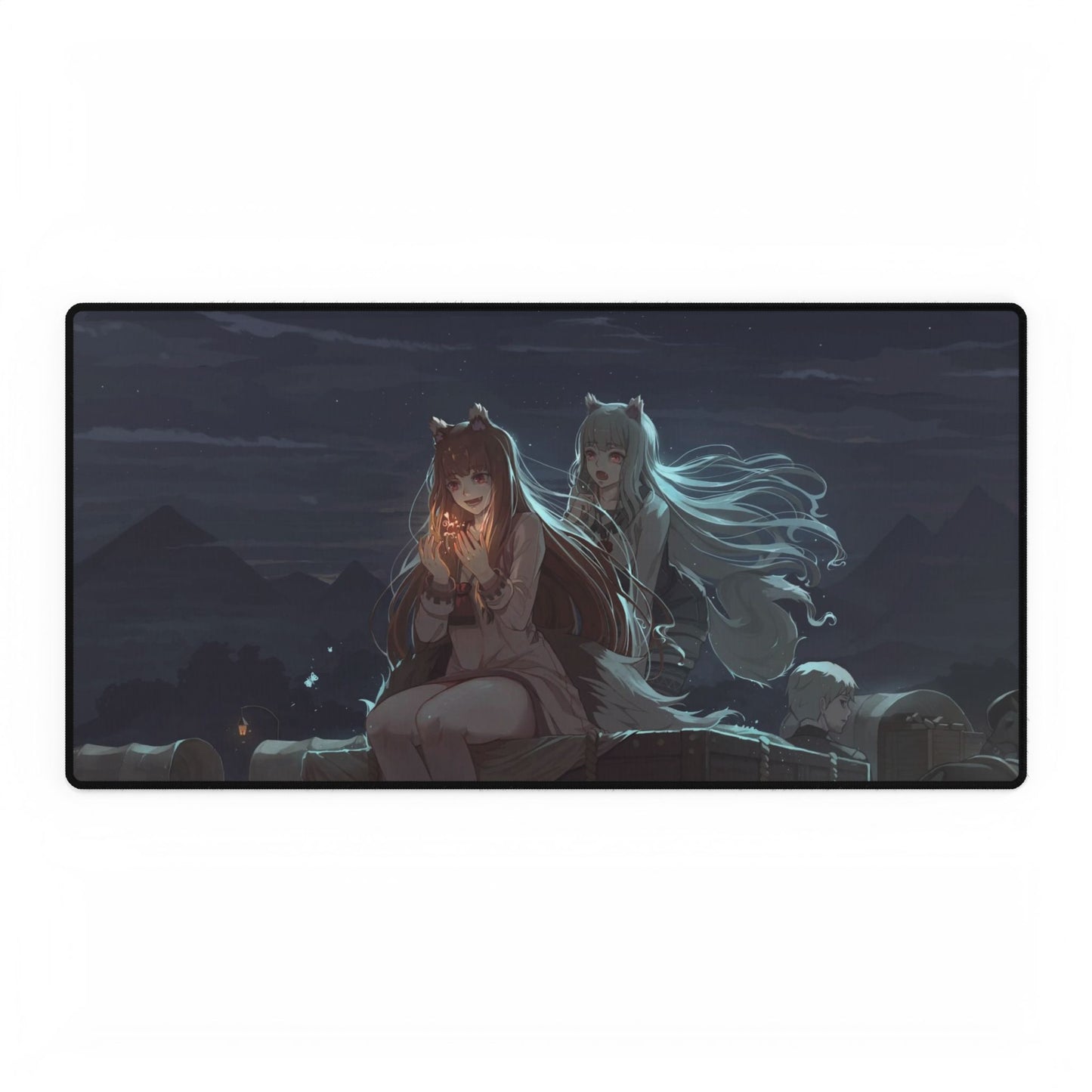 Anime Spice and Wolf Mouse Pad