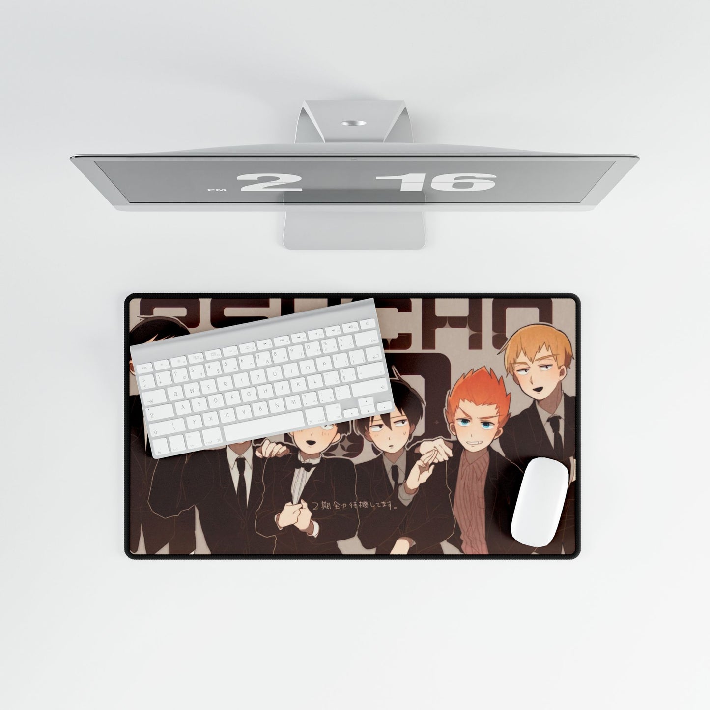 Mob Psycho 100 Arataka Reigen, Ekubo, Ritsu Kageyama, Teruki Hanazawa Mouse Pad