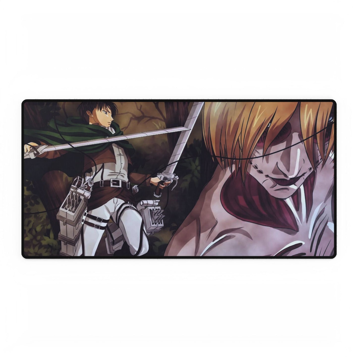Levi Vs Annie Leonhart (Titan) Mouse Pad