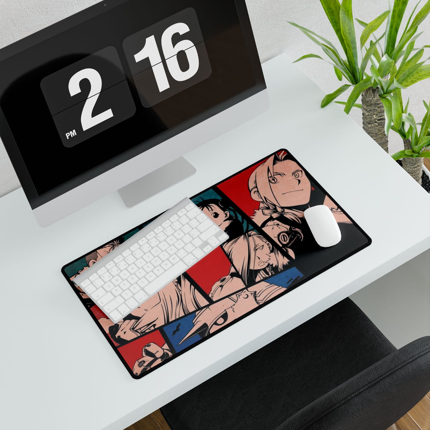 FullMetal Alchemist - Scar , Edward , Alphonse , Winry , Olivier , May & Shao Mouse Pad