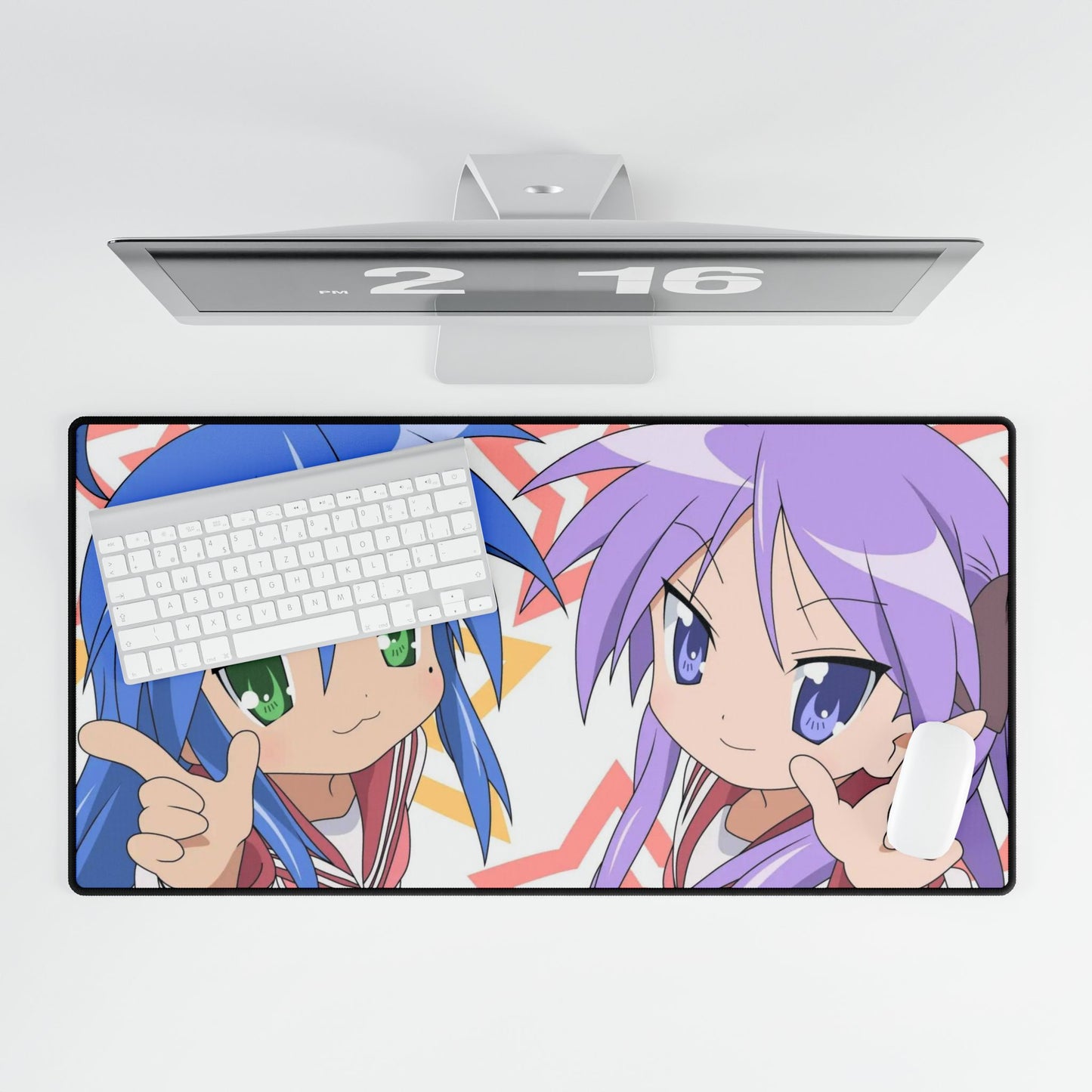 Lucky Star Konata Izumi, Kagami Hiiragi Mouse Pad