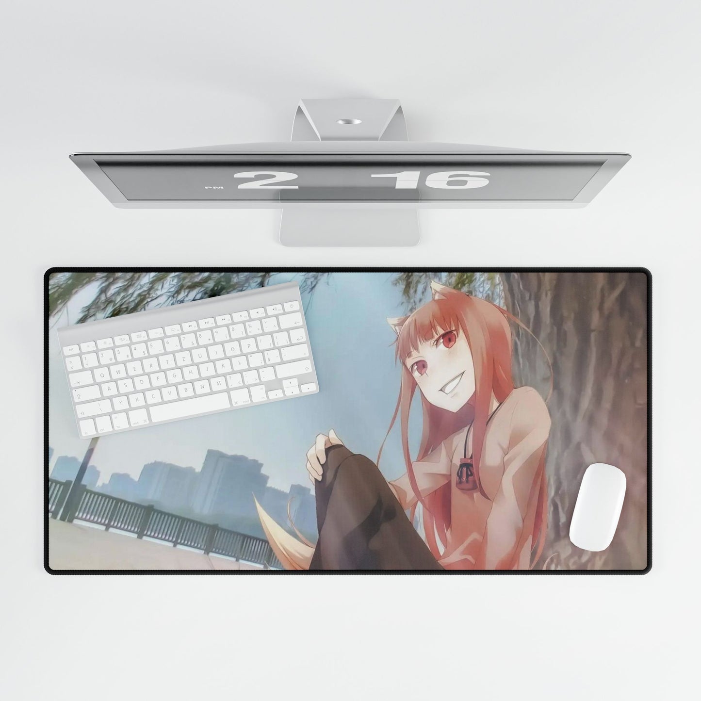 Anime Spice and Wolf Mouse Pad