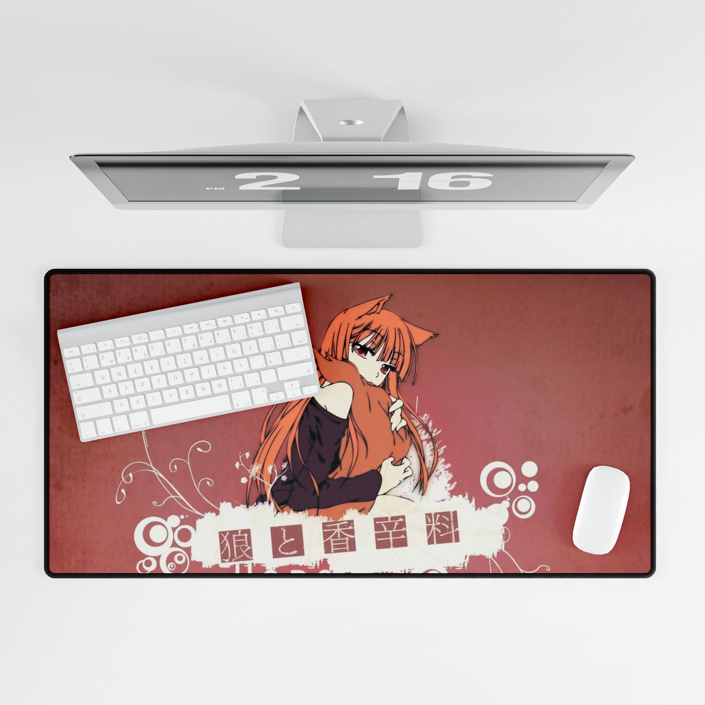 Anime Spice and Wolf Mouse Pad