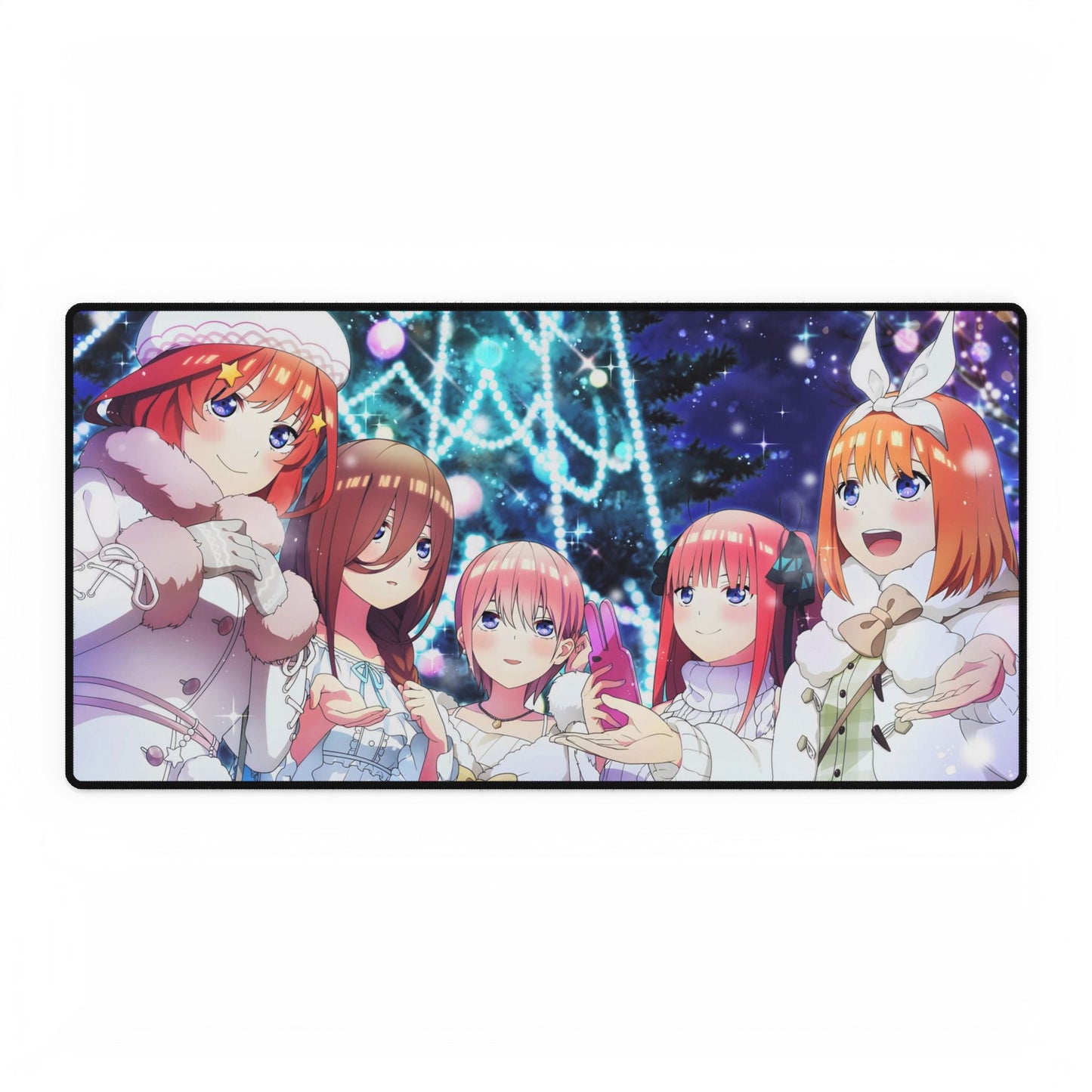 The Quintessential Quintuplets - Itsuki , Miku , Ichika , Nino & Yotsuba Mouse Pad