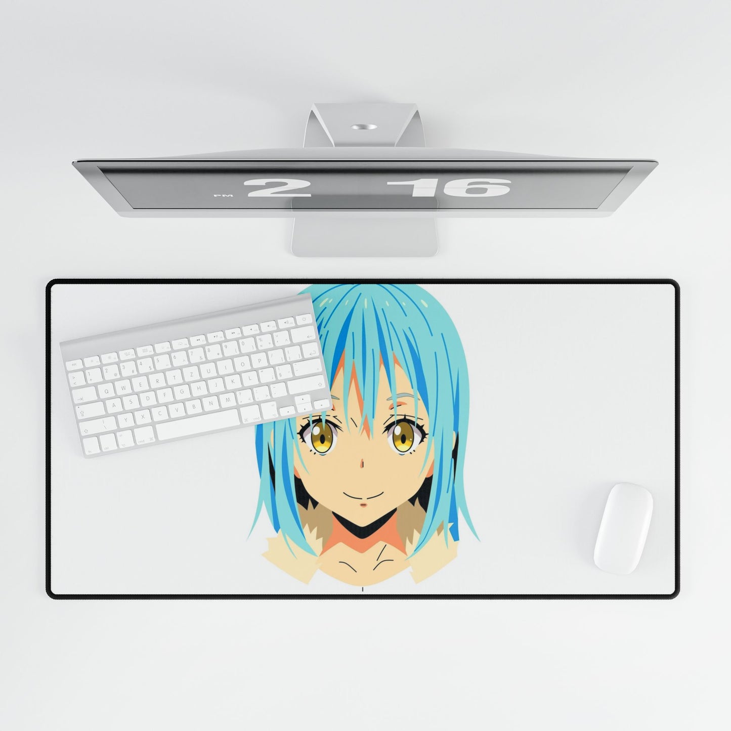 Rimuru Tempest Face ( White background ) Mouse Pad