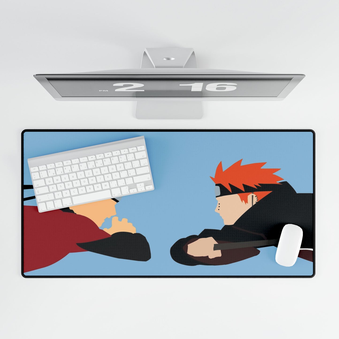 Naruto vs Pain Minimalist Mouse Pad
