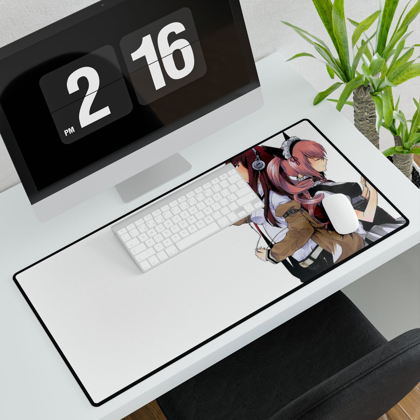 Makise and Faris Mouse Pad