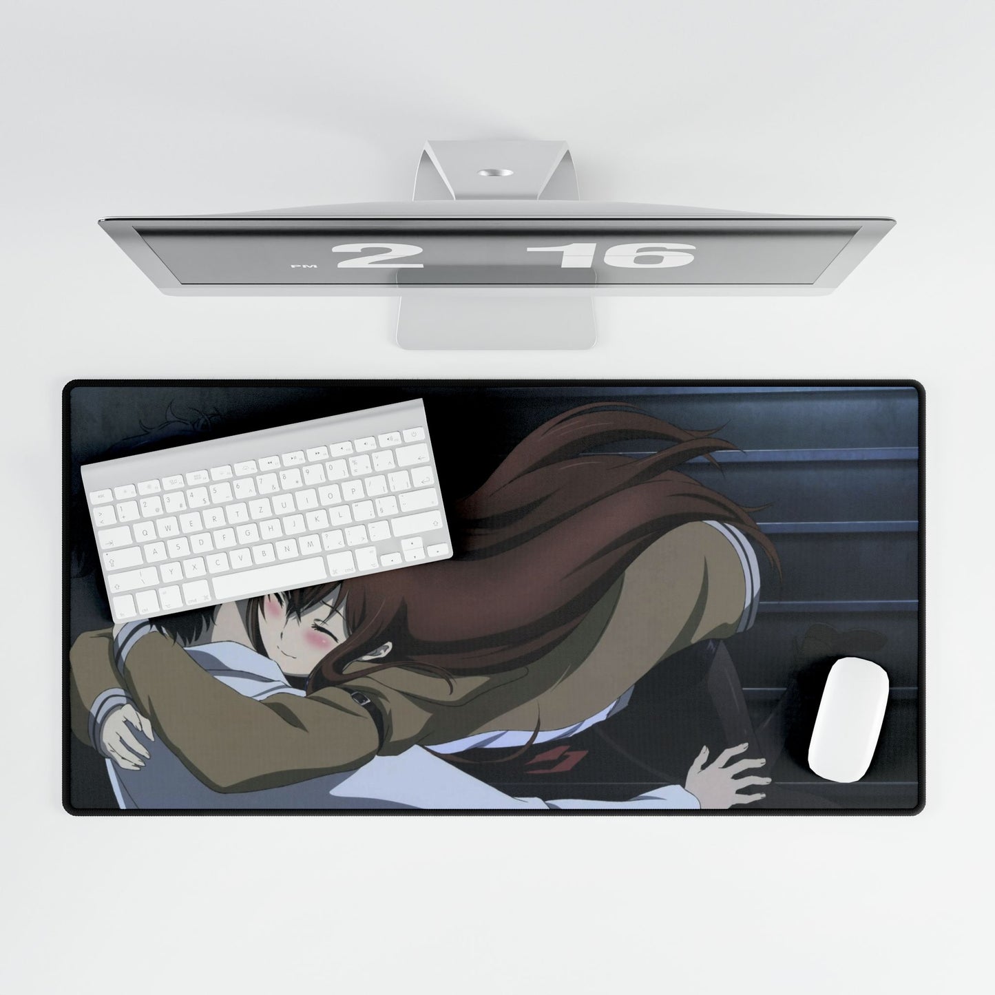 Makise Kurisu & Rintaro Okabe Mouse Pad