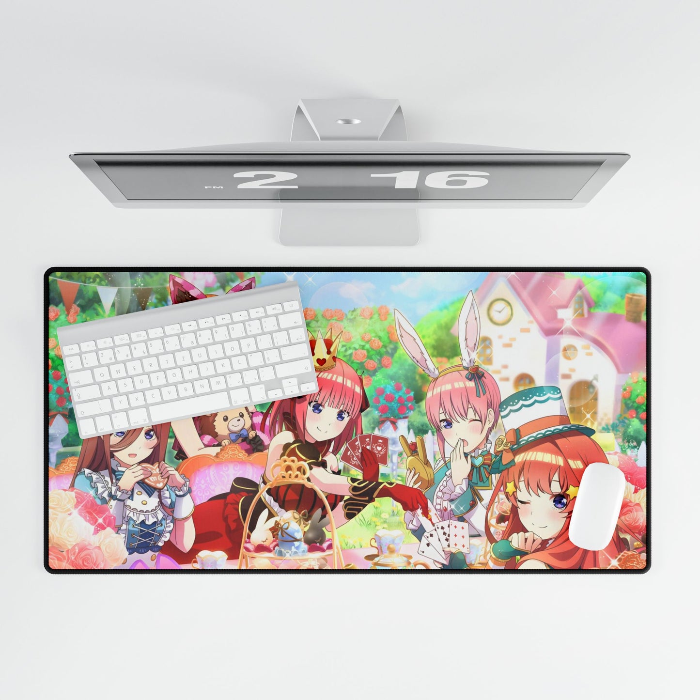 The Quintessential Quintuplets - Miku , Yotsuba , Nino , Ichika & Itsuki Mouse Pad