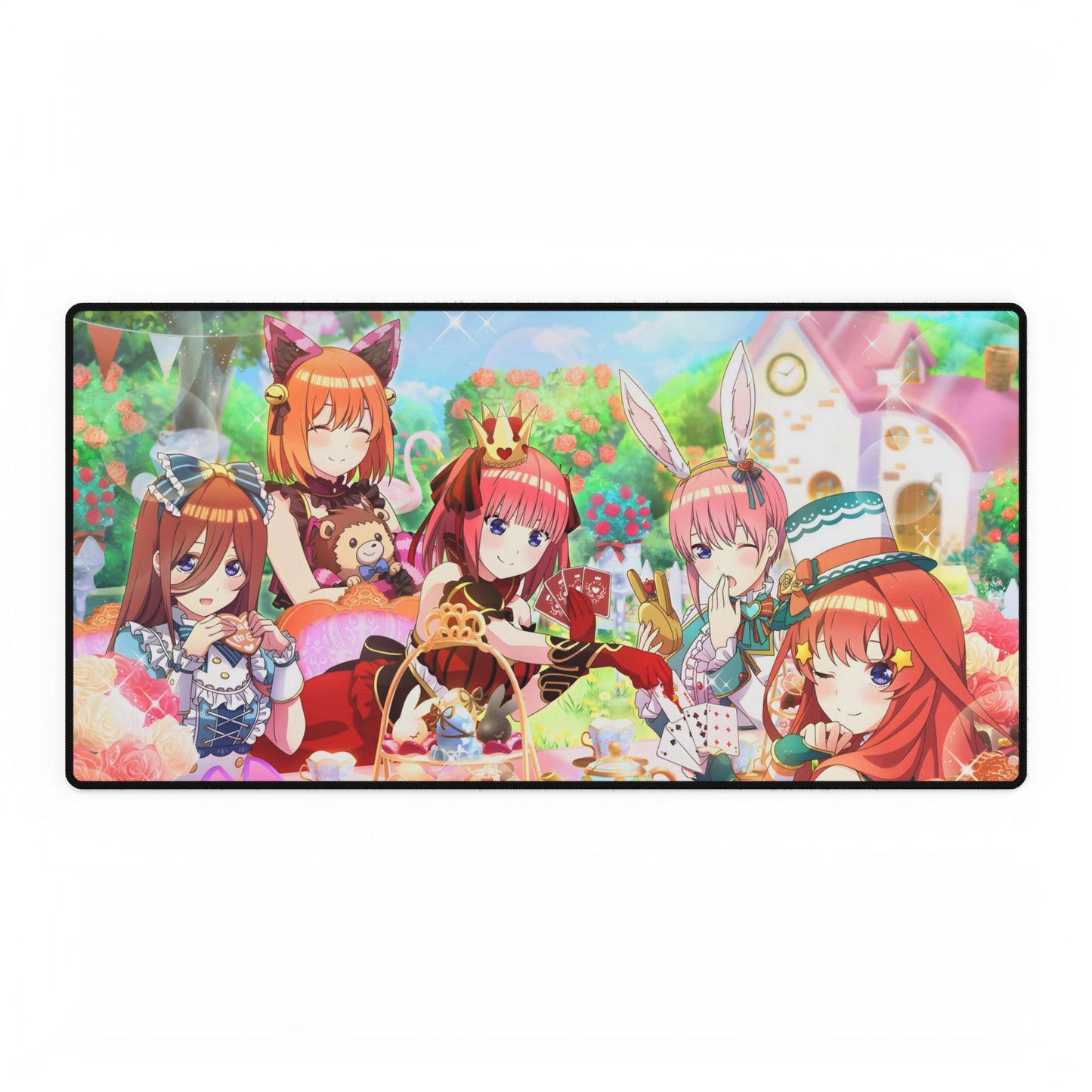 The Quintessential Quintuplets - Miku , Yotsuba , Nino , Ichika & Itsuki Mouse Pad