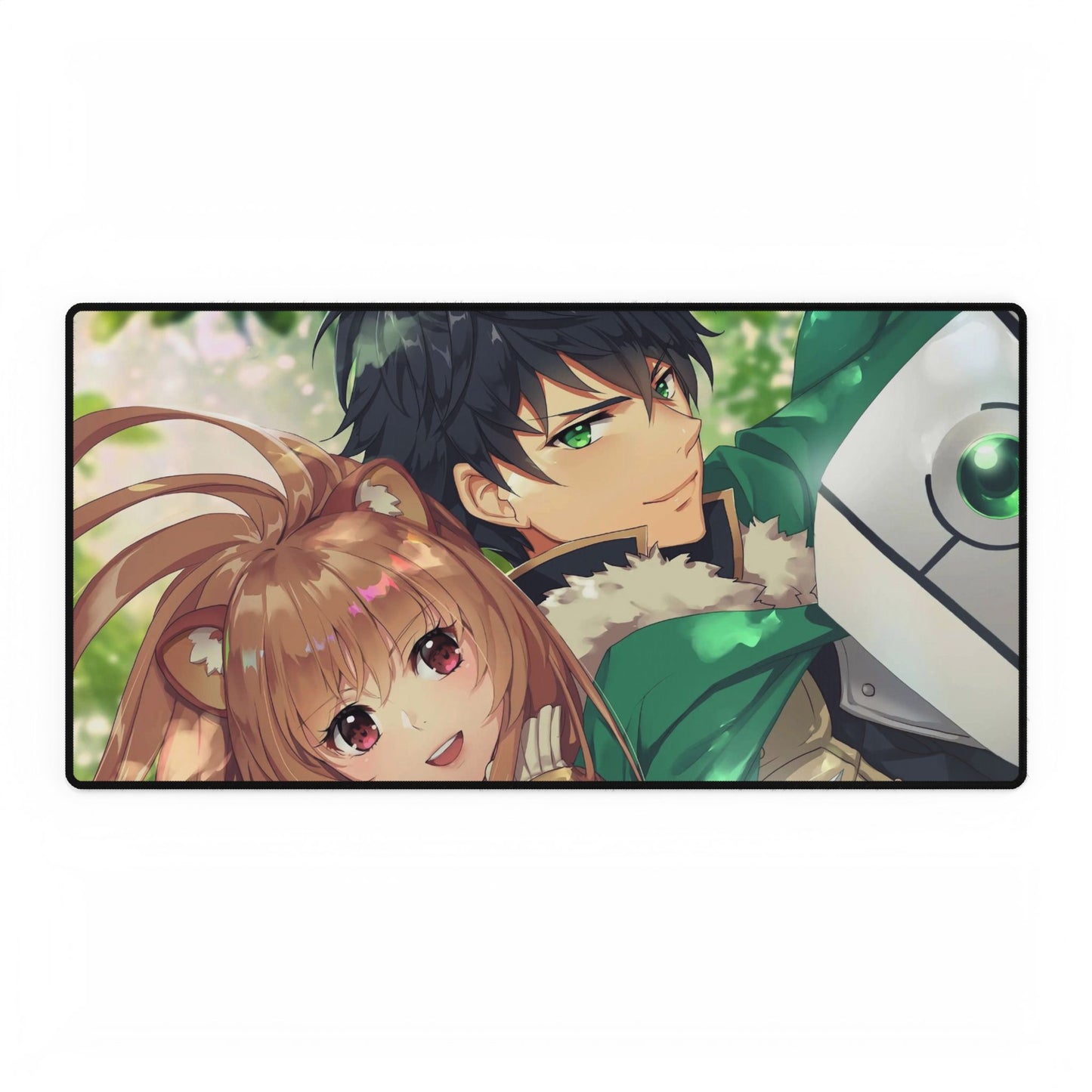 Raphtalia and Iwatani Mouse Pad