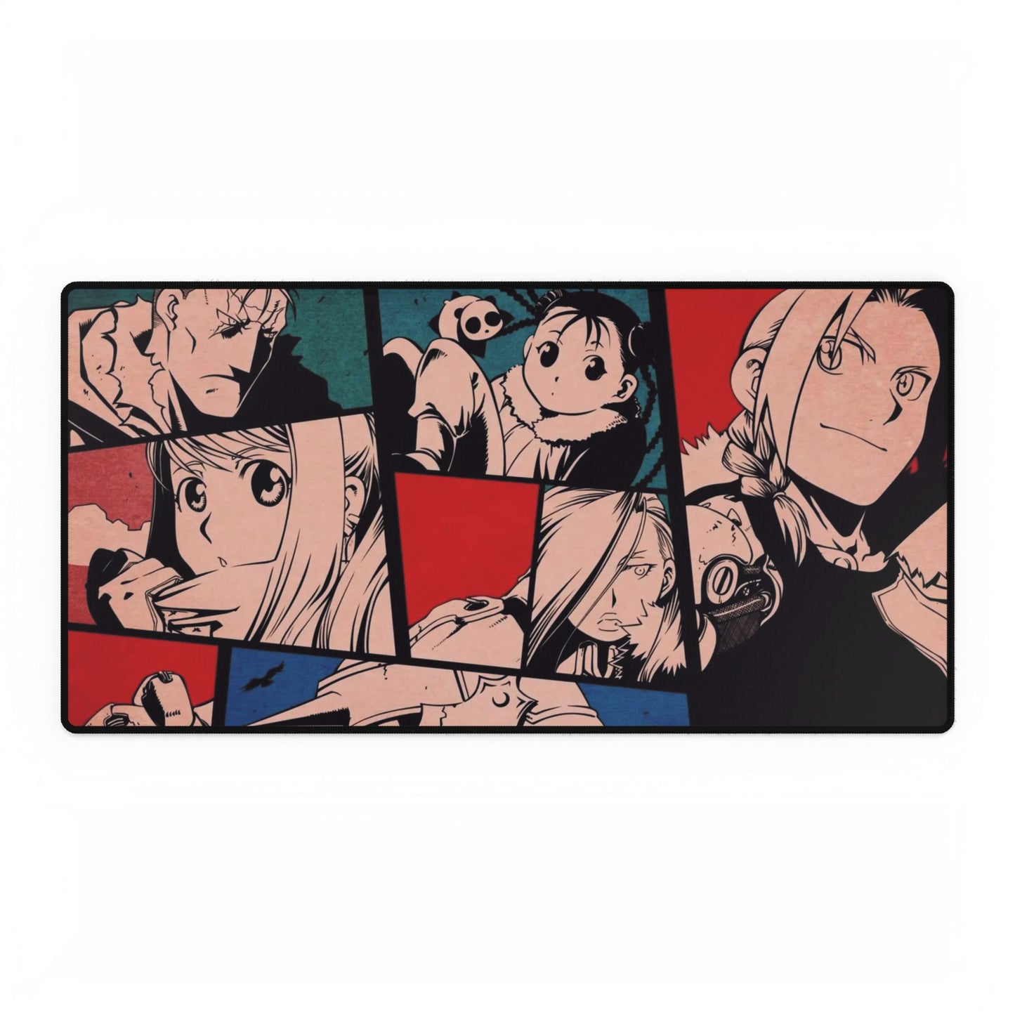 FullMetal Alchemist - Scar , Edward , Alphonse , Winry , Olivier , May & Shao Mouse Pad