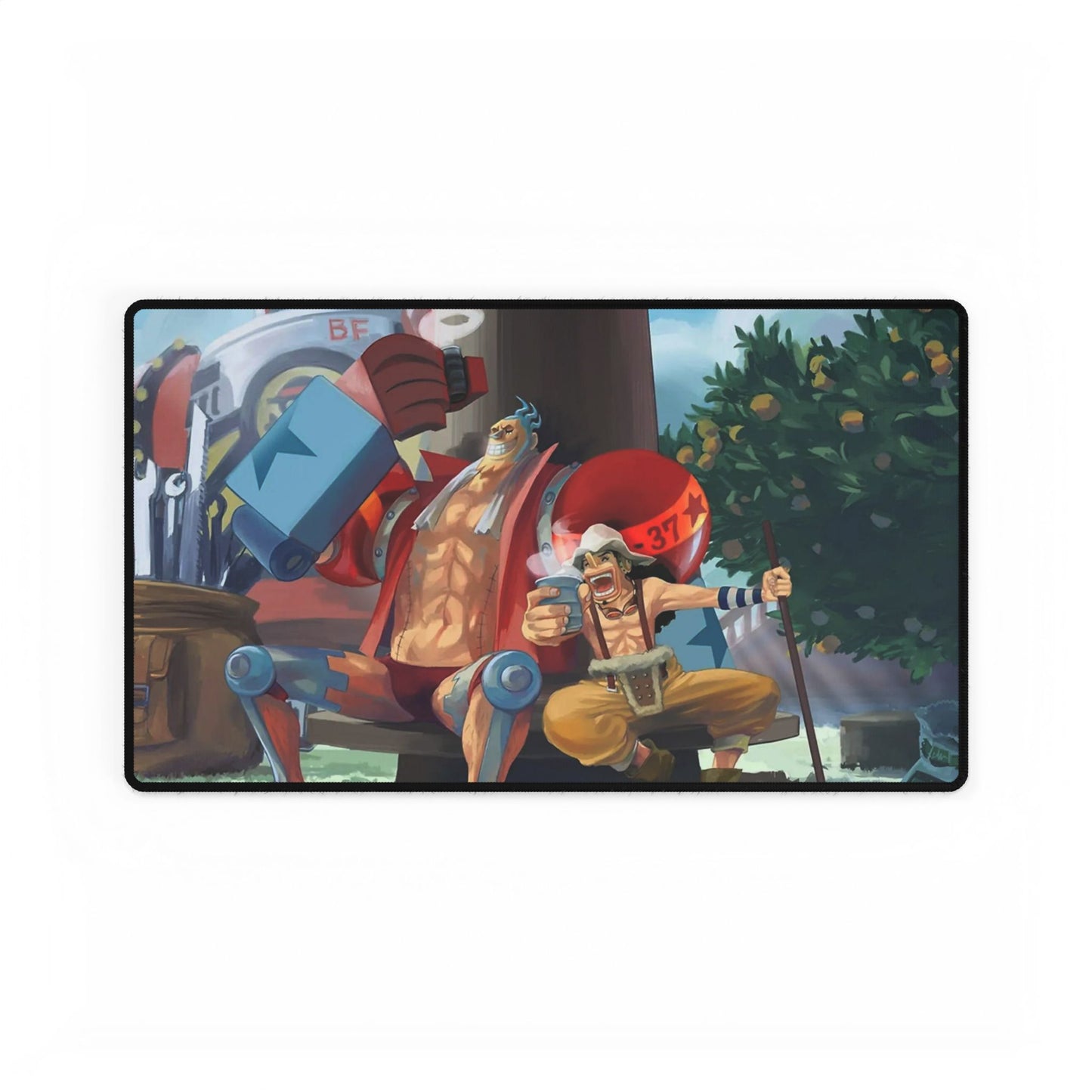 Franky and Usopp Mouse Pad