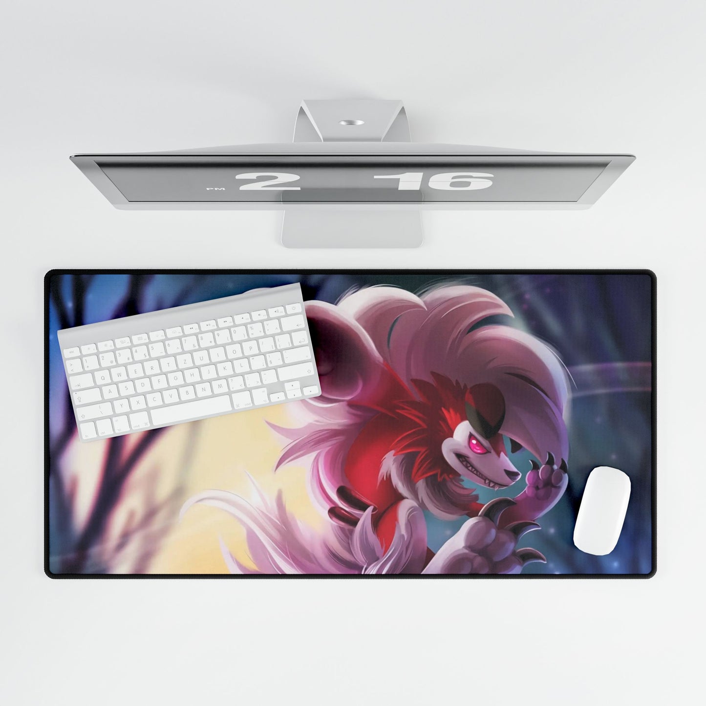 Lycanroc Midnight Form Mouse Pad