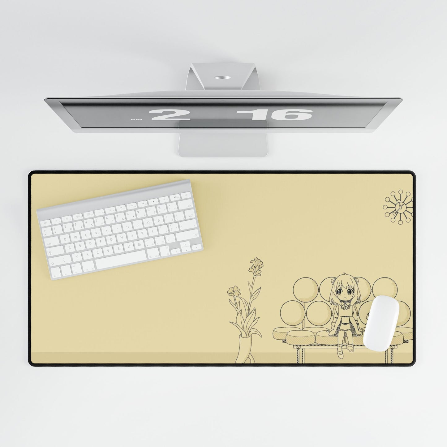Anya at the bench Mouse Pad