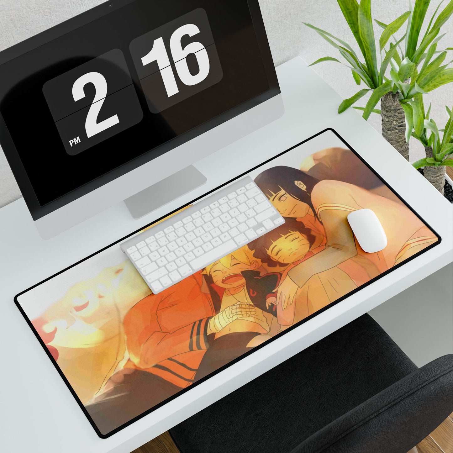 Hinata Hyuga Naruto Uzumaki Boruto Uzumaki and Himawari Uzumaki Mouse Pad