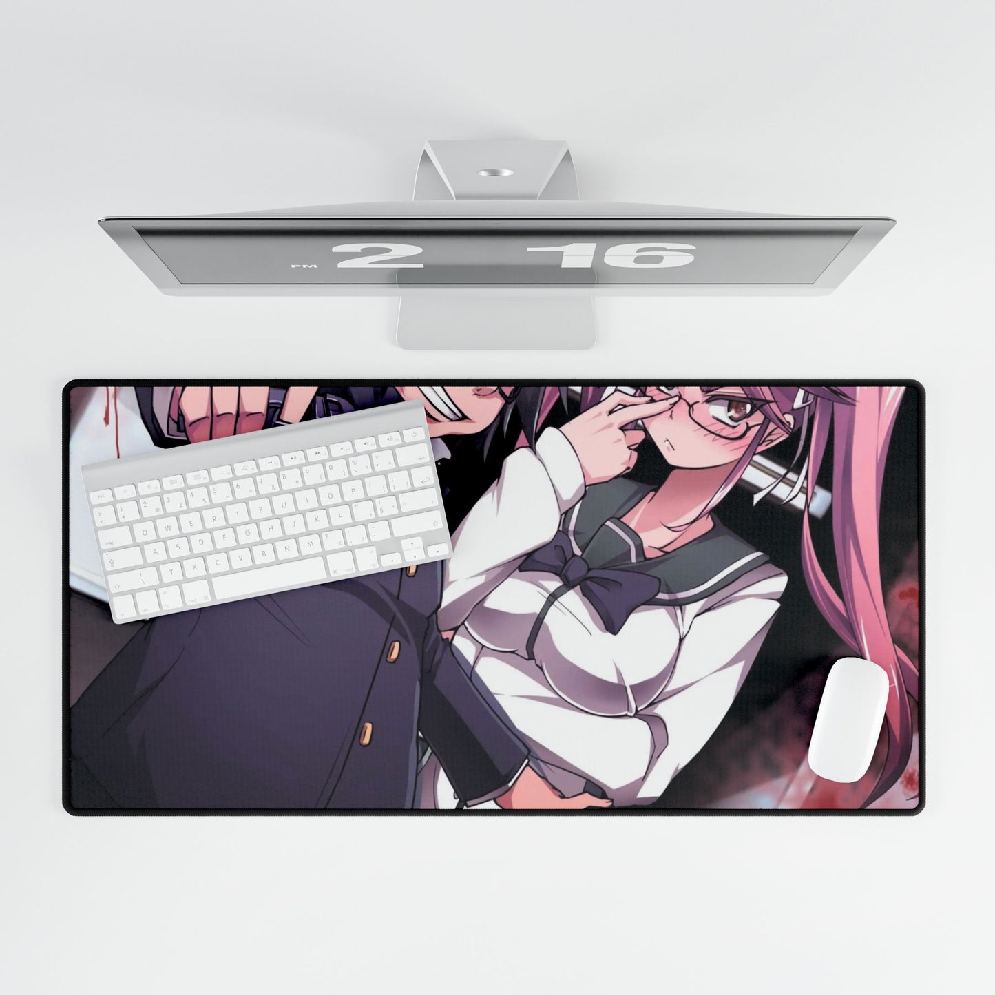 Saya and Kota Mouse Pad