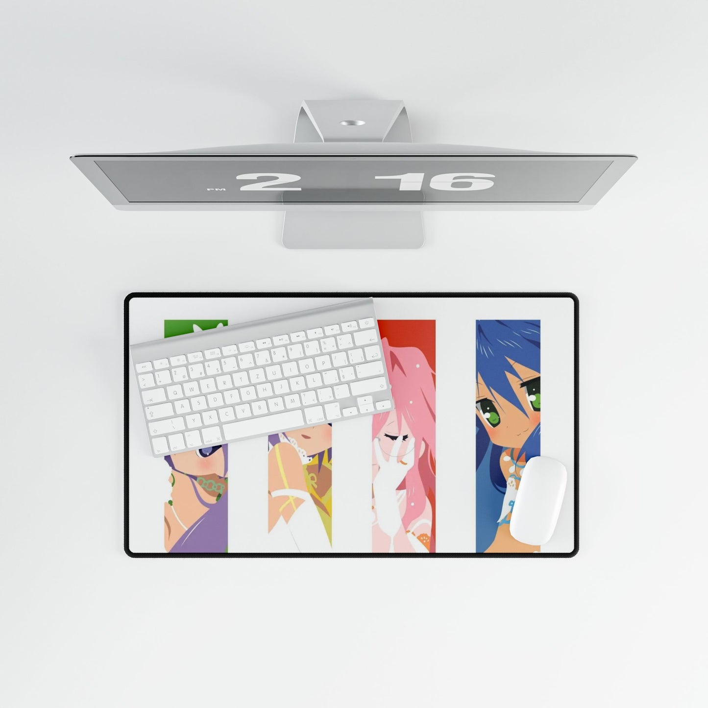 Lucky Star Konata Izumi, Kagami Hiiragi, Tsukasa Hiiragi, Miyuki Takara Mouse Pad