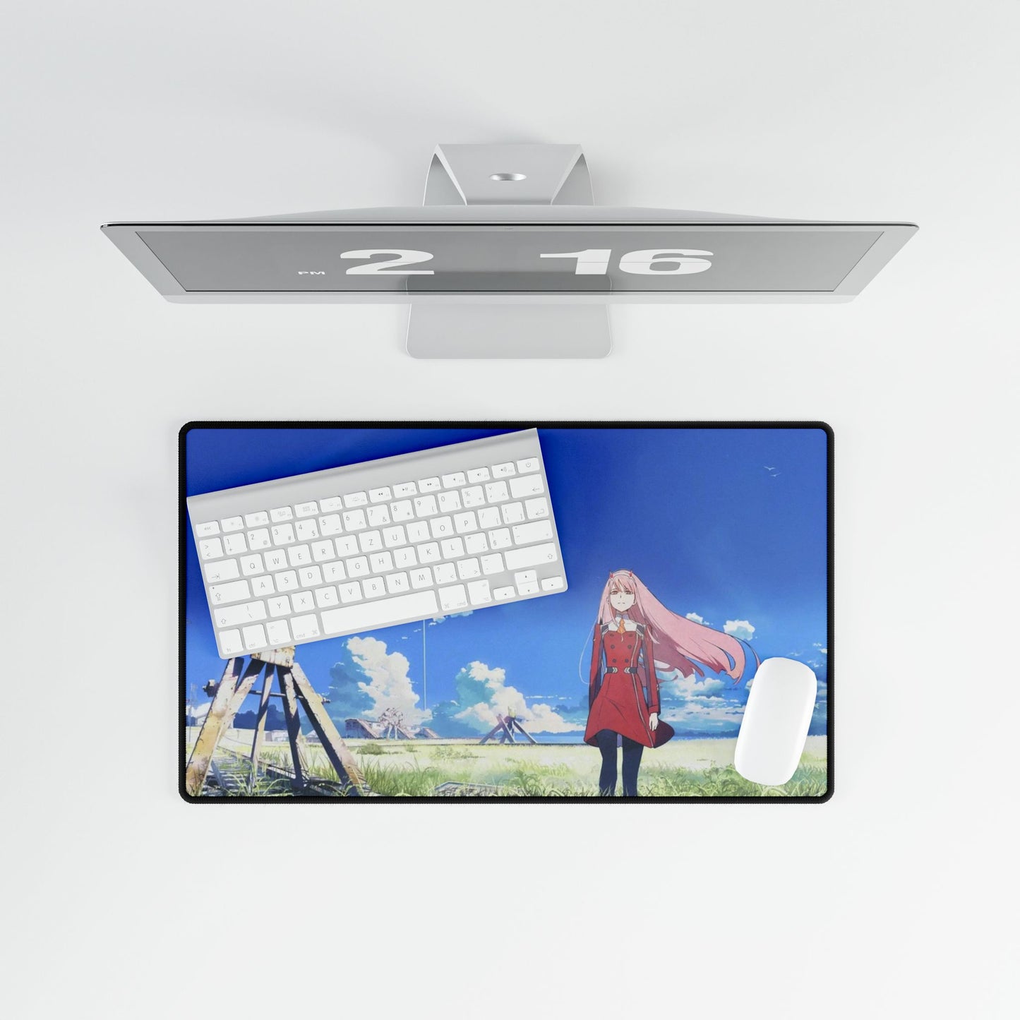 Zero two in Nature Mouse Pad