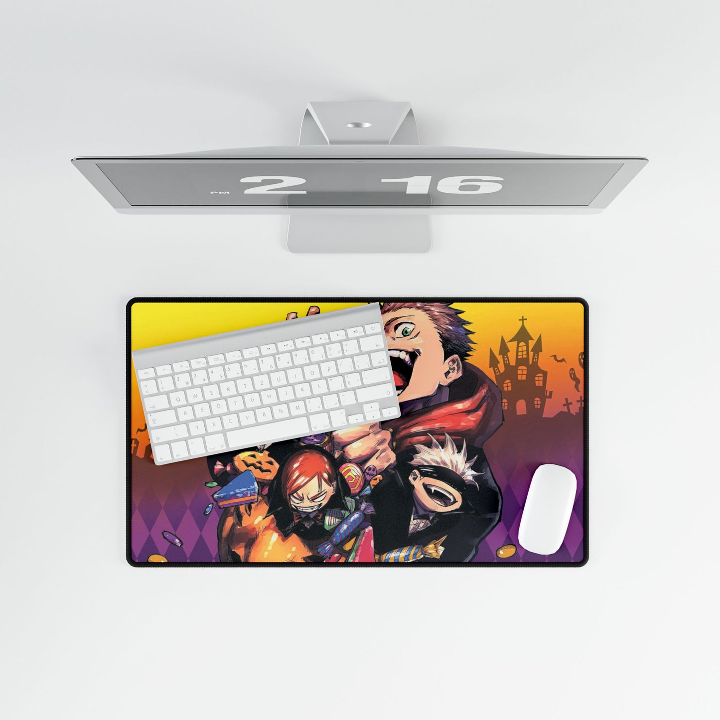 Yuji Itadori Satoru Gojo Nobara Kugisaki Megumi Fushiguro and Blindfold Mouse Pad