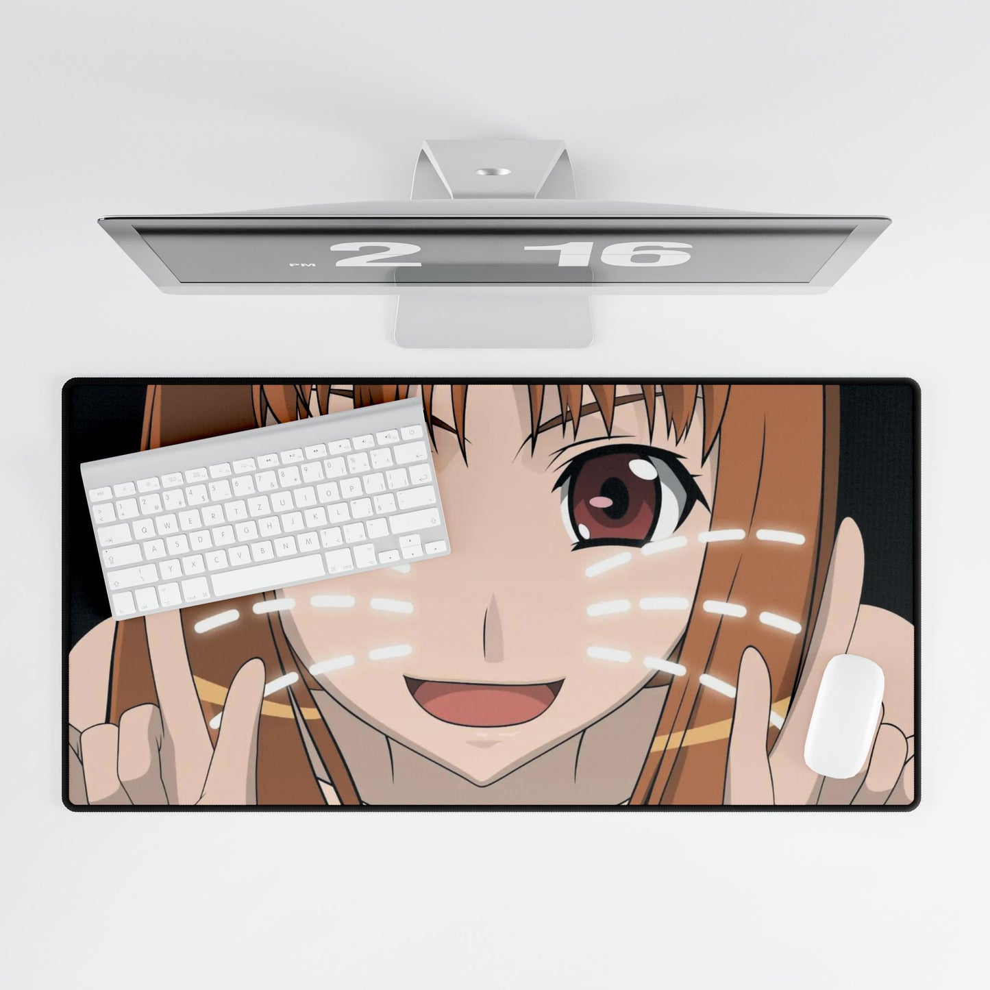 Anime Spice and Wolf Mouse Pad