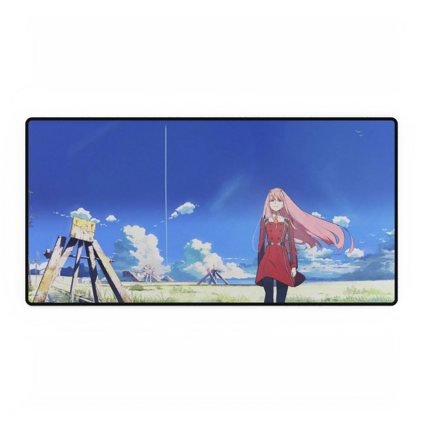 Zero two in Nature Mouse Pad